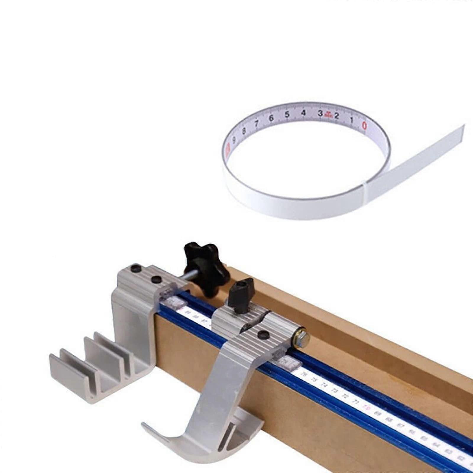 Self Adhesive Measuring Tape Carbon Steel 1M 2M 3M 5M for Workbench Right to Left (One Size C)