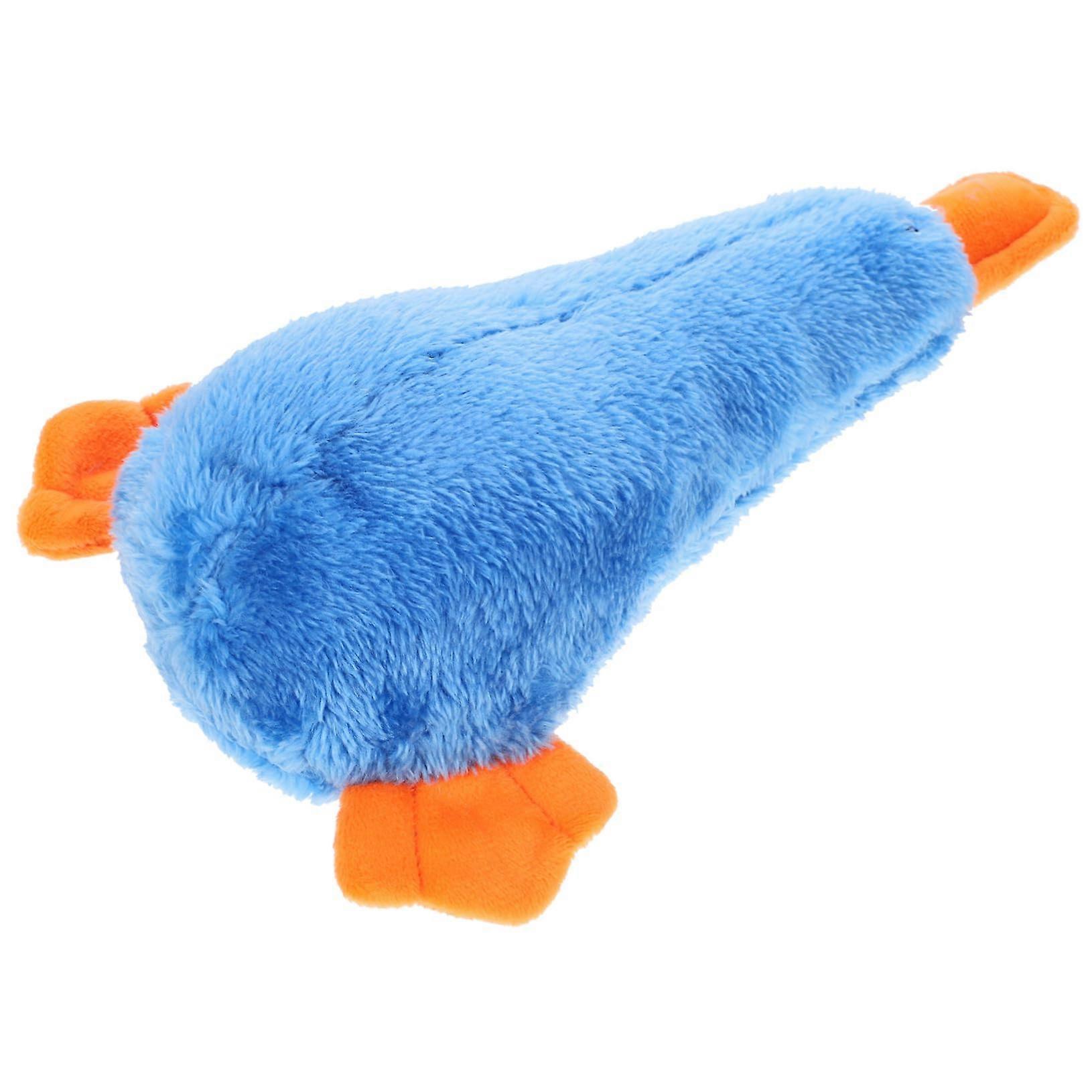 Plush duck teething squeaky puppy toy, dog plush toy, chew toy for puppies, dog teething toy, pet chew toy, puppy cuddle fabric