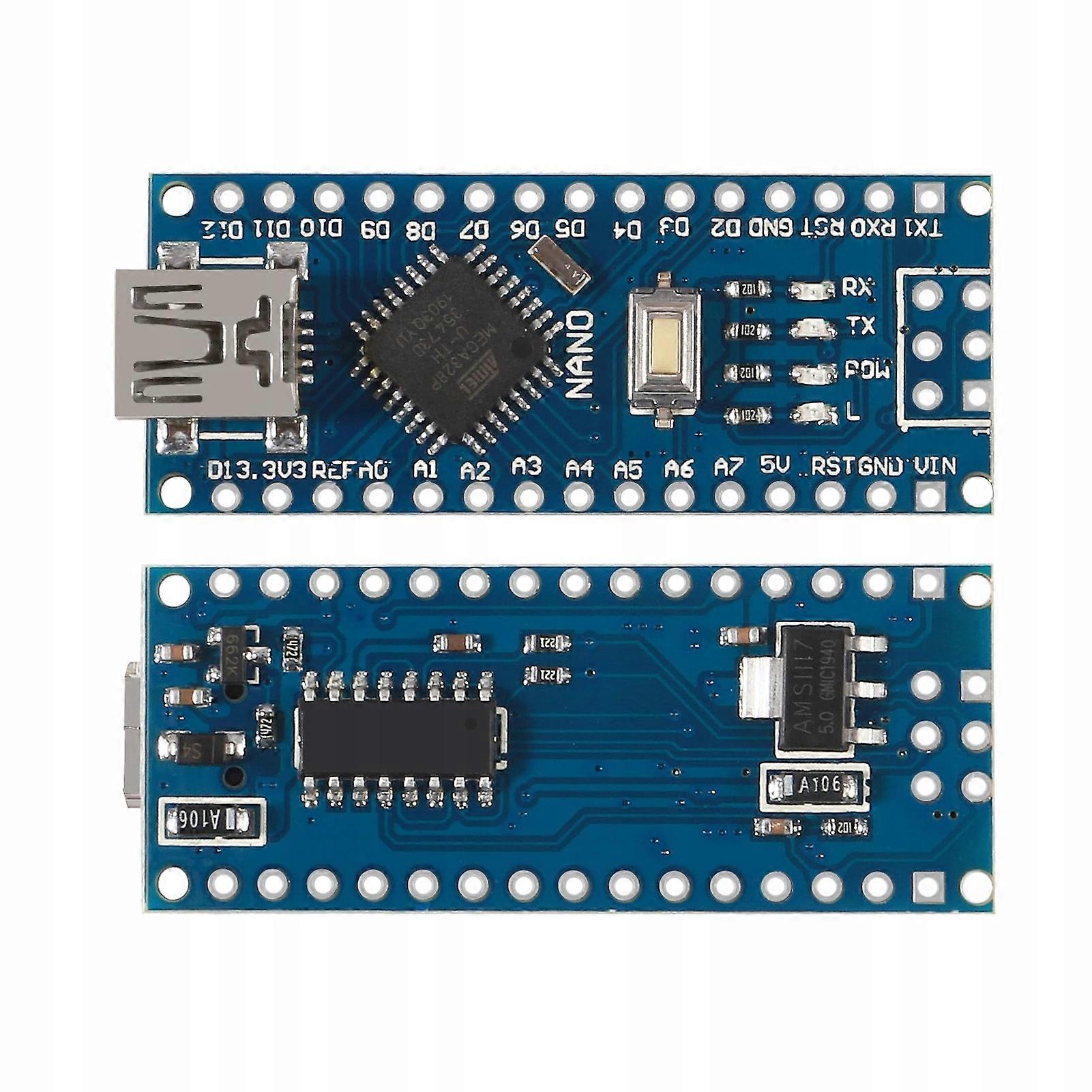 Rosfix Atmega328 Ch340 Nano 3.0 Module – Compatible with Arduino | 5V, 32Kb Flash