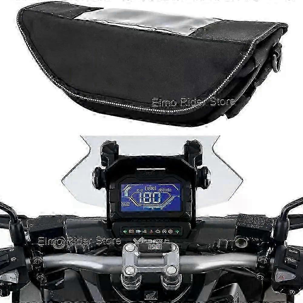 Fit For Honda ADV350 ADV350 Motorcycle Waterproof And Dustproof Handlebar Storage Bag Shock-proof Navigation Bag Travel Bag