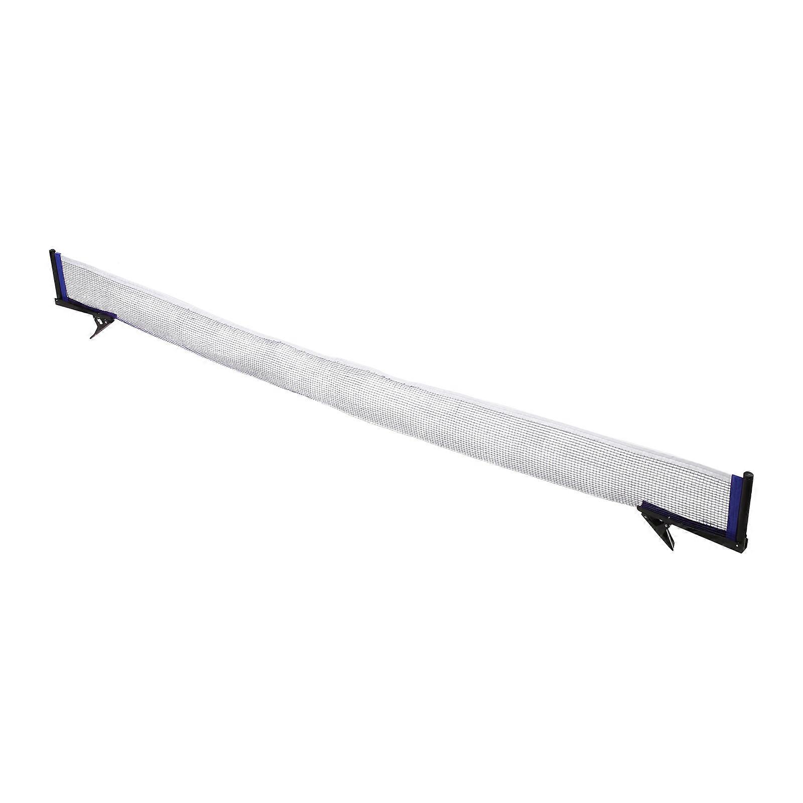 Wear-Resistant Table Tennis Net with Rack Sports Nylon Iron 1Set