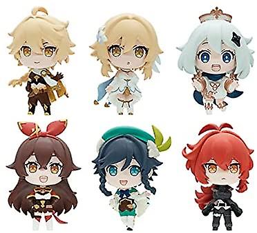 Fong Creative Genshin Impact Capsule Collection Figura Vol.1 Set