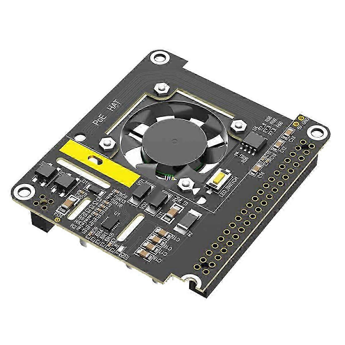 Modulo di alimentazione Ethernet POE compatibile con 802.3af/at - Adattatore Power Over Ethernet a 5 porte per soluzioni di rete efficienti