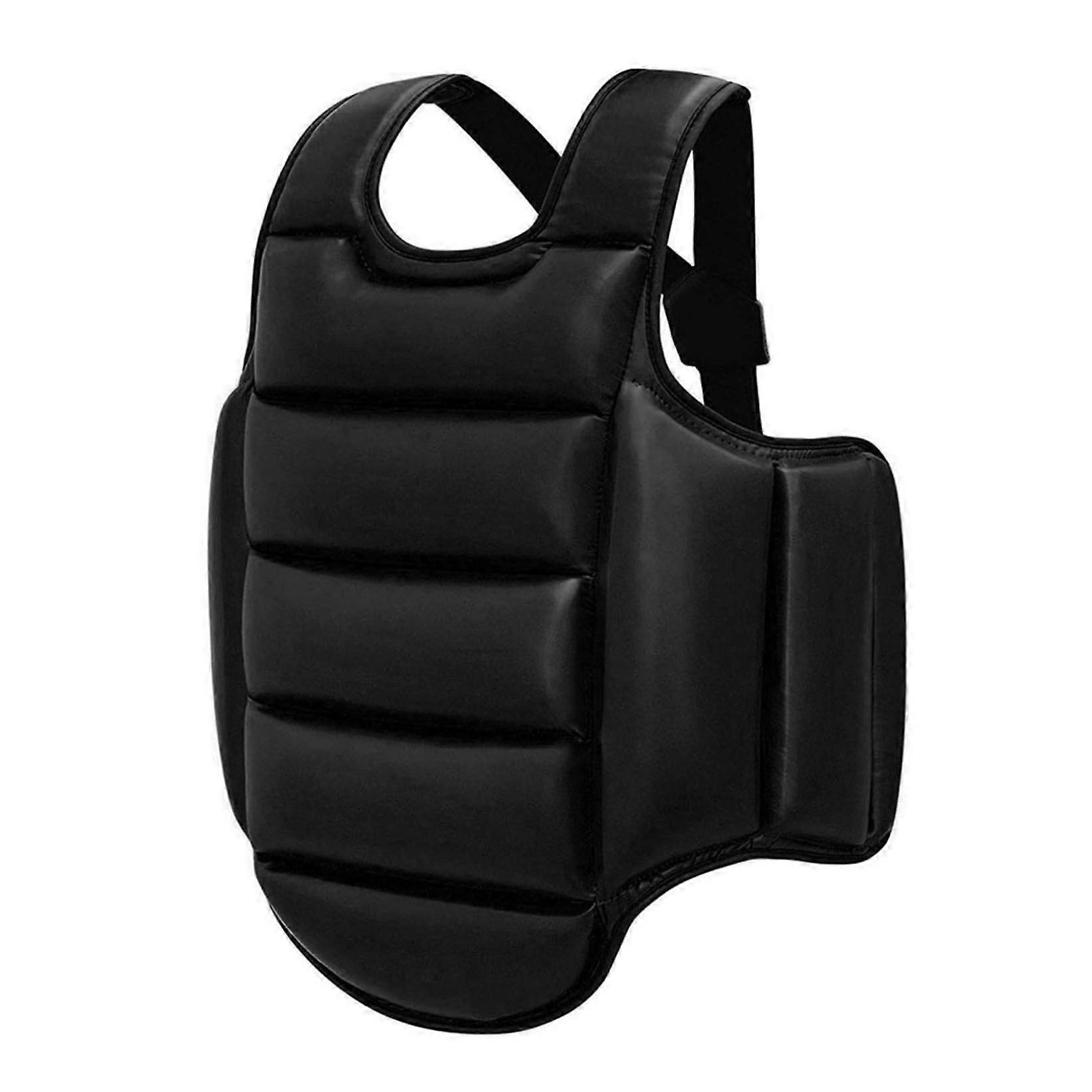 Boxing Chest Protector Reversible Adjustable 25 x 29.5 Inch Sponge Filled Body Pad for Karate and Sanda Training