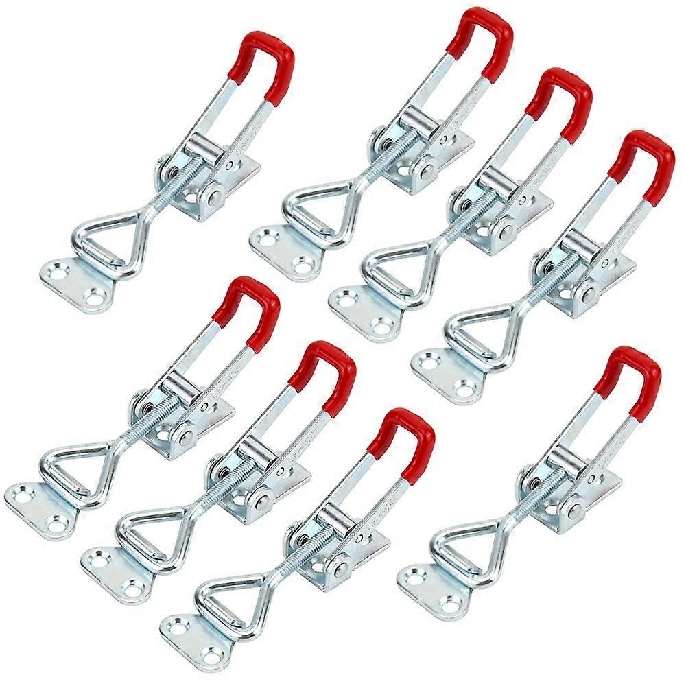 Tension Lock Side Wall Fastener 8-Piece Set Lever Lock Door Bolt 100 Kg Holding Capacity Corner Attachment Toggle Latch