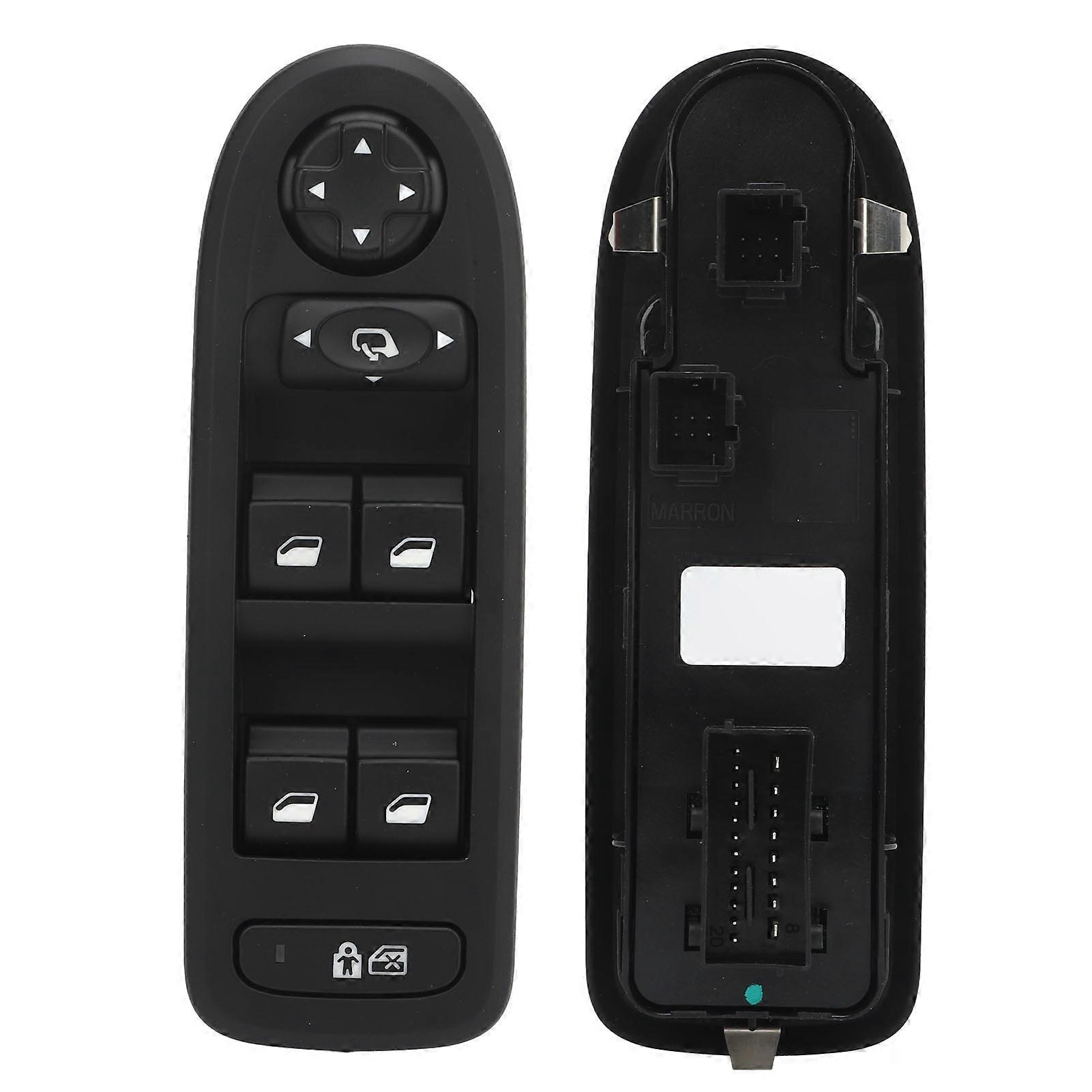 Power Window Switch 96644915 Driver Side Window Lifter Switch Replacement for Peugeot 308 508 