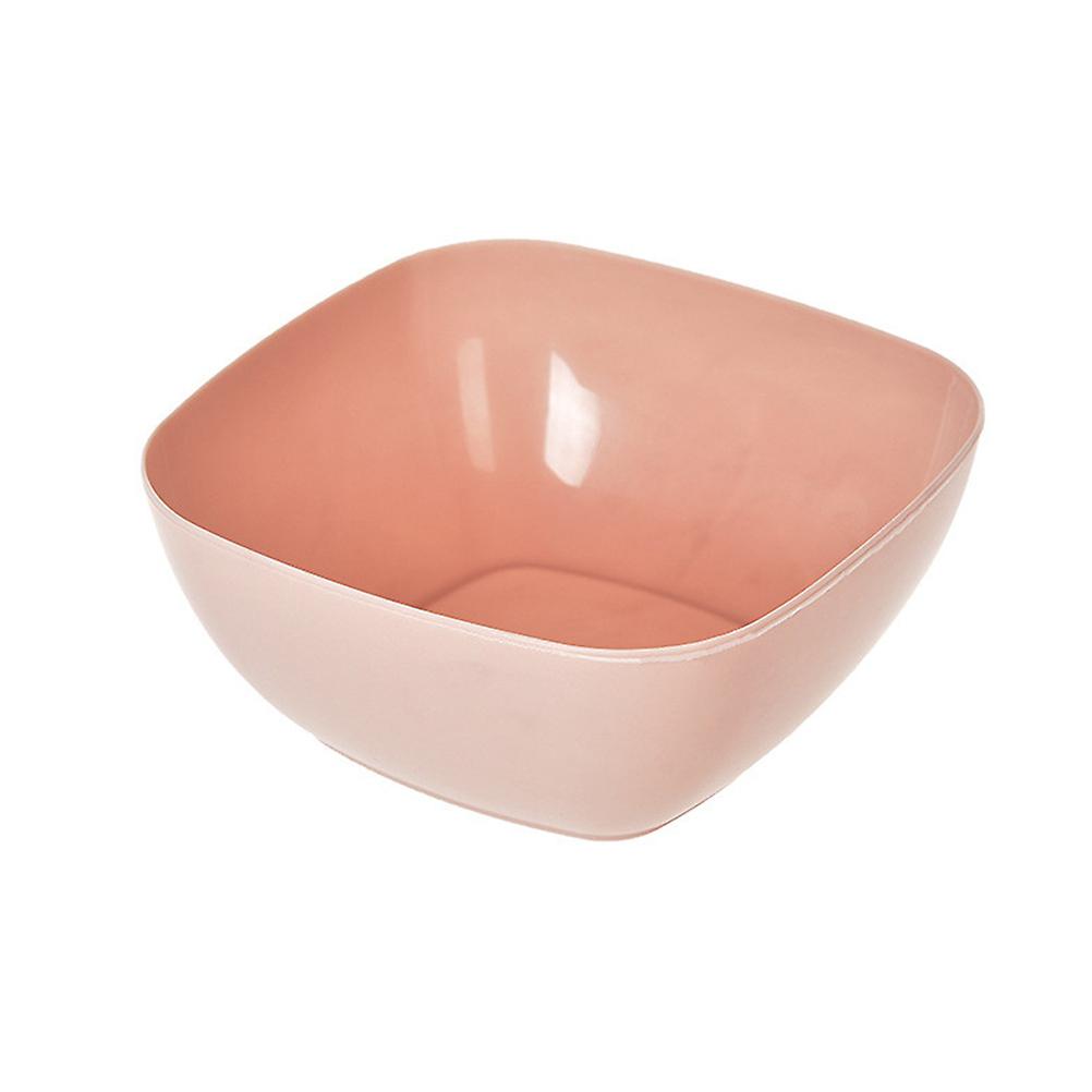 3pcs Square Storage Cases Fruit Boxes Multifunctional Candy Container Snack Tray for Home Banquet Dorms in Pink