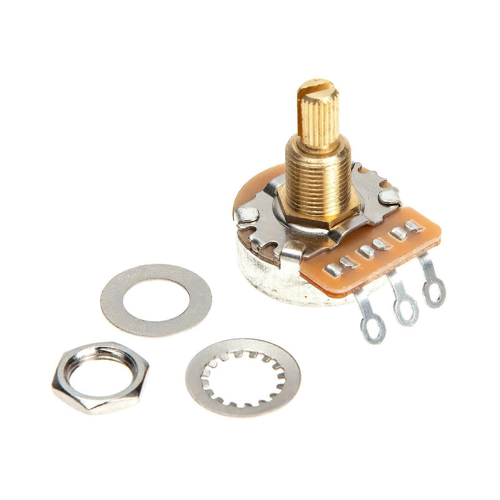 Potentiometer Replacement Set for Guitar Modification, Long Shaft Durable Parts for Beginners and Emergency Repairs
