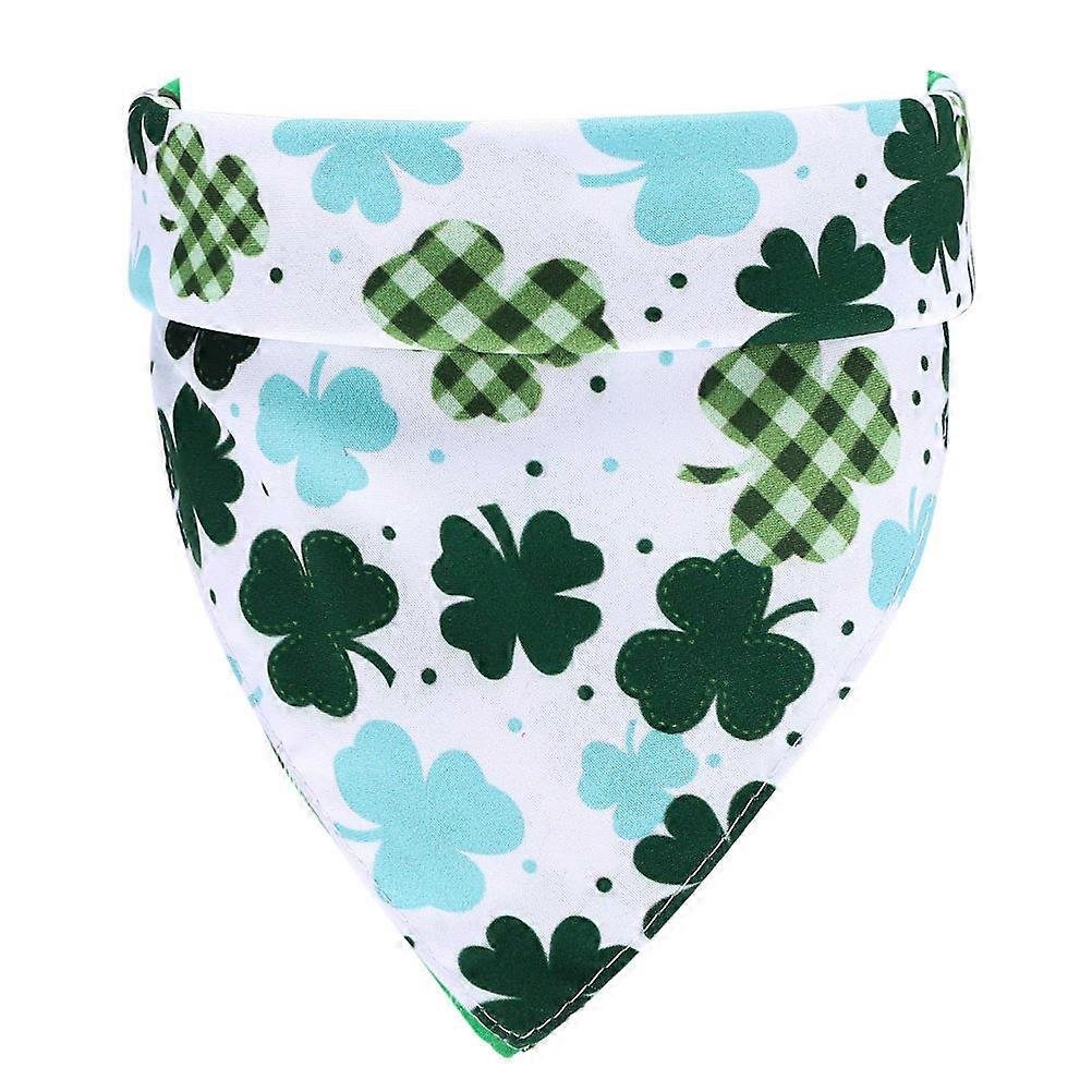 Pattern Dog Collar Bib Made of Polyester for Pet with Triangle Shape Really Bright Color Great for Party 6 Inches
