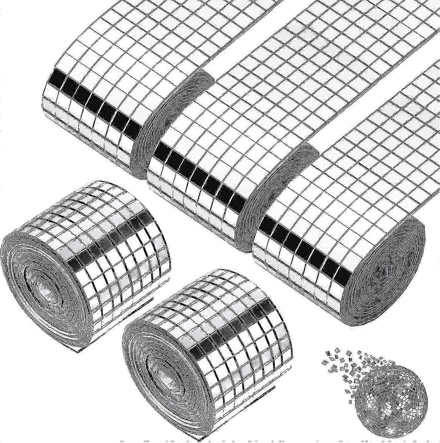 Mosaic Mirror Self Adhesive Pack Of 8000 Mosaic Tiles Self Adhesive Mirror Mosaic Mosaic Mirror Tiles Mirror Mosaic Decoration Mini (5x5mm)