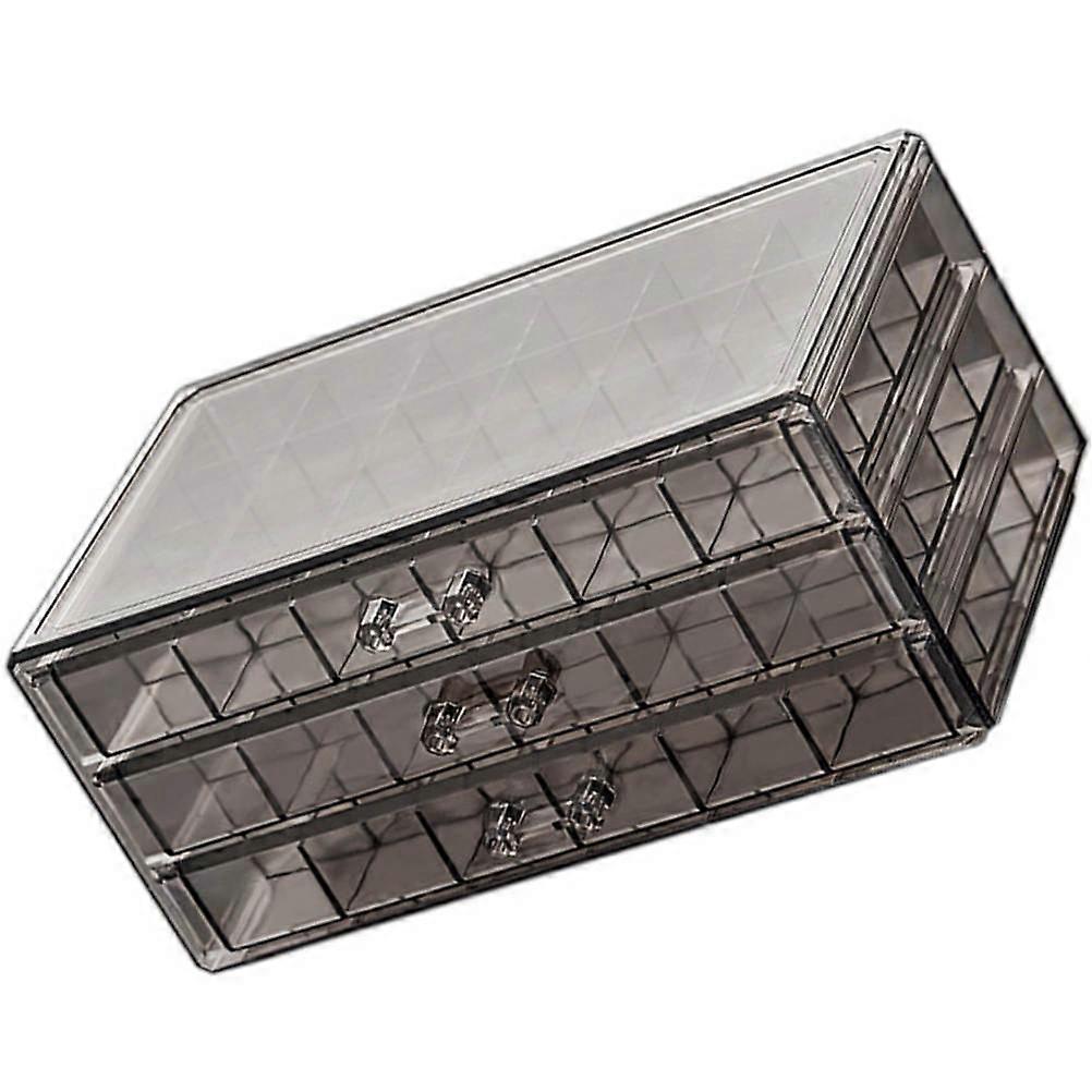 Jewelry Box Clear Earring Organizer Storage Drawer Style 9.4×5.3×4.3in 1Pack