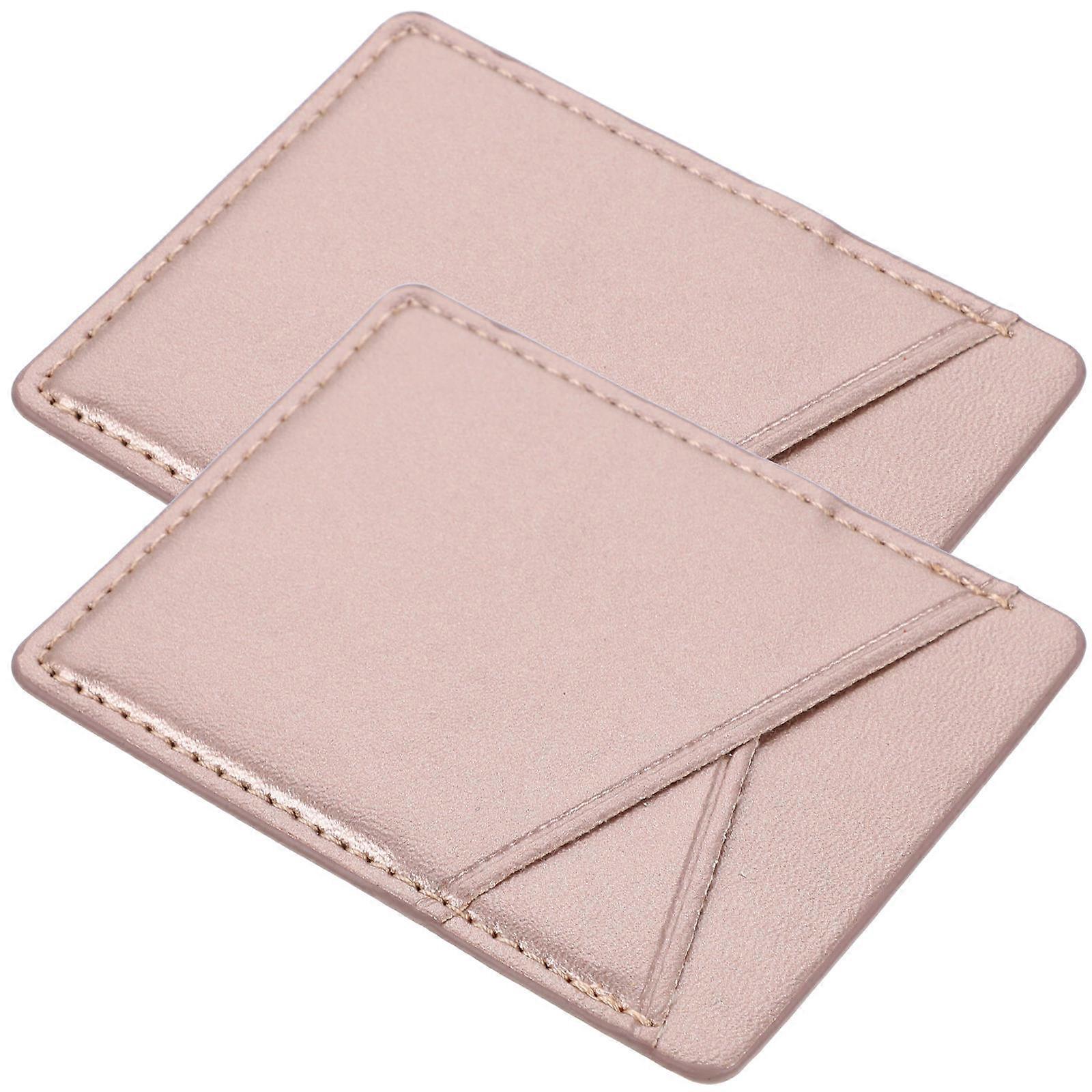 PU Card Holder for Cellphone Back – Ultra Thin Wallet Sleeve with Coin Pocket & for IDs, Cash, and – Compact Design