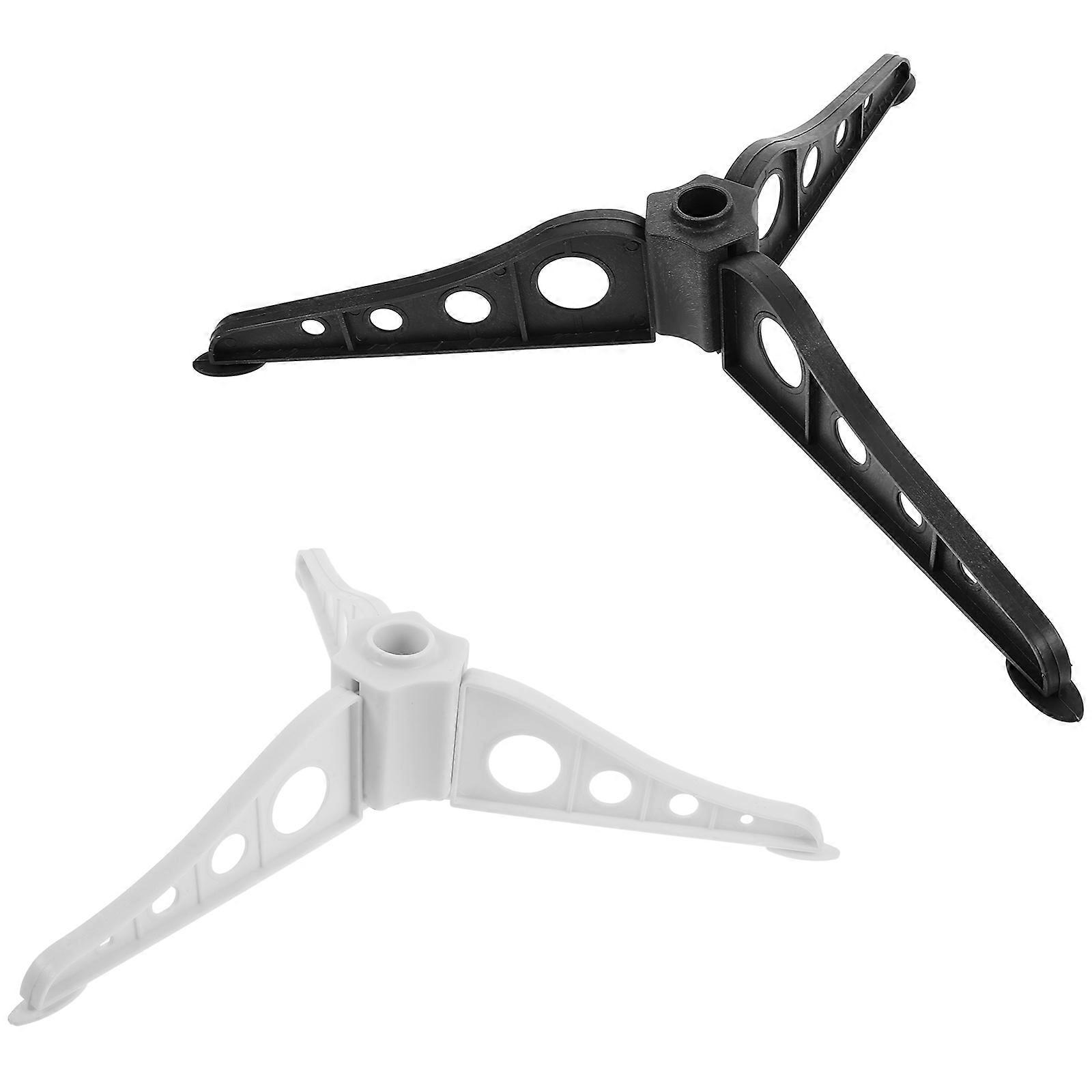 2pcs Christmas Tree Stand Base for Artificial Trees, Sustainable Black White, Elegant Design for Holiday Decor