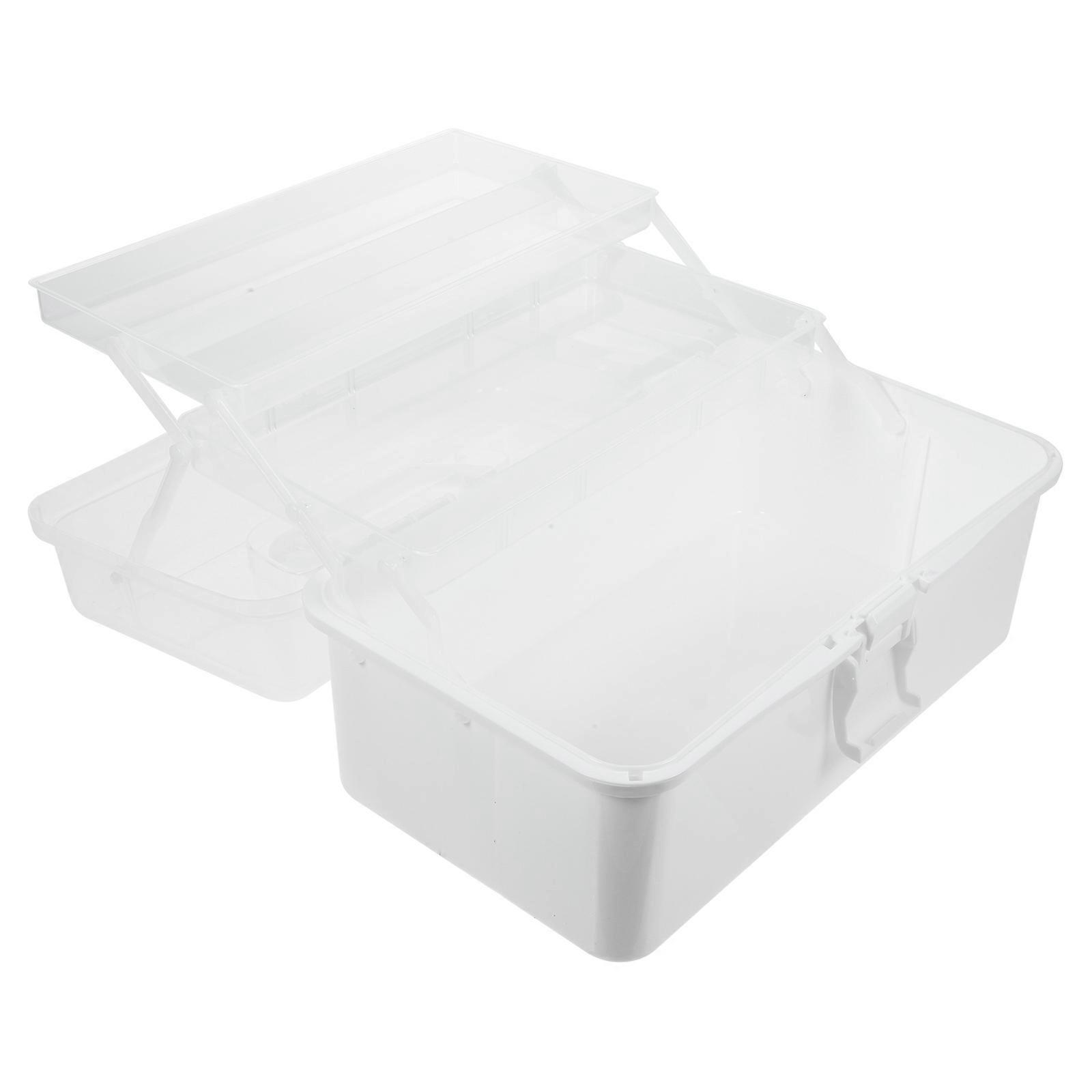 3 Layer Medicine Storage Case Organizer Small Box for Travel 1 Set