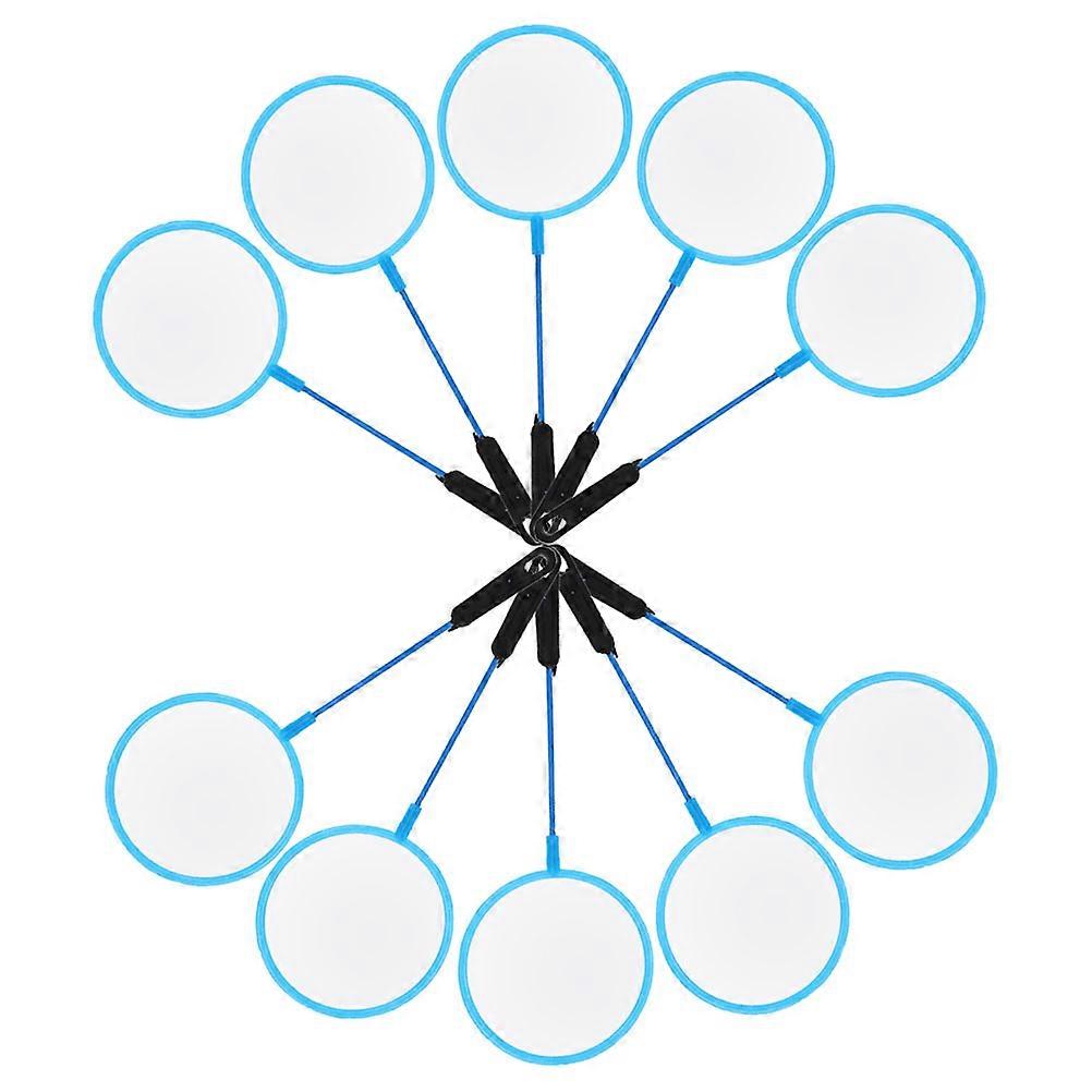 Plastic Fish Tank Skimmer Net for Kids with Fine Mesh 10Pcs Nets