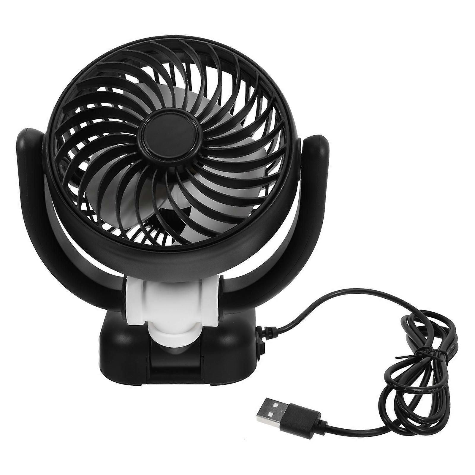 USB Car Fan Multi Function Dashboard Fan with Silent Operation for Summer, Portable Plug In Design for Home and Car Use, Durable Build with Strong