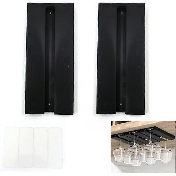 Stylish wine glass hanger, upside-down storage, plastic.