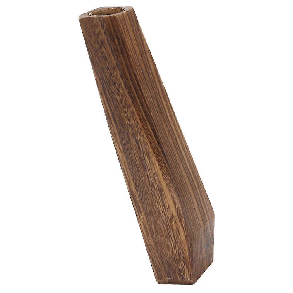 Leakproof Wooden Flower Pot Succulent Pot Colored Desktop Decorations Succulent Potted Plants Holder for Office Coffee