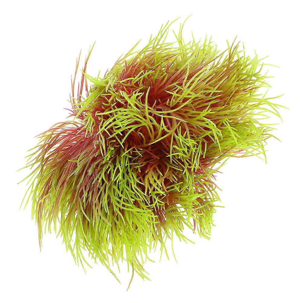 Decorative Artificial Fish Tank Plants In Lifelike Style Enhancing Aquatic Scenery With Fade Resistant Properties 1Pack