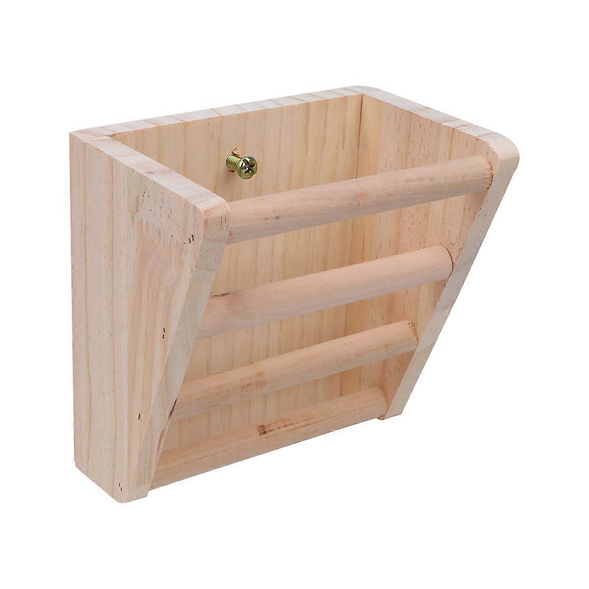 Rabbit Hay Feeder With Rectangular Design Perfect For Home Use Storage Rack 15X15X10Cm 1Pack