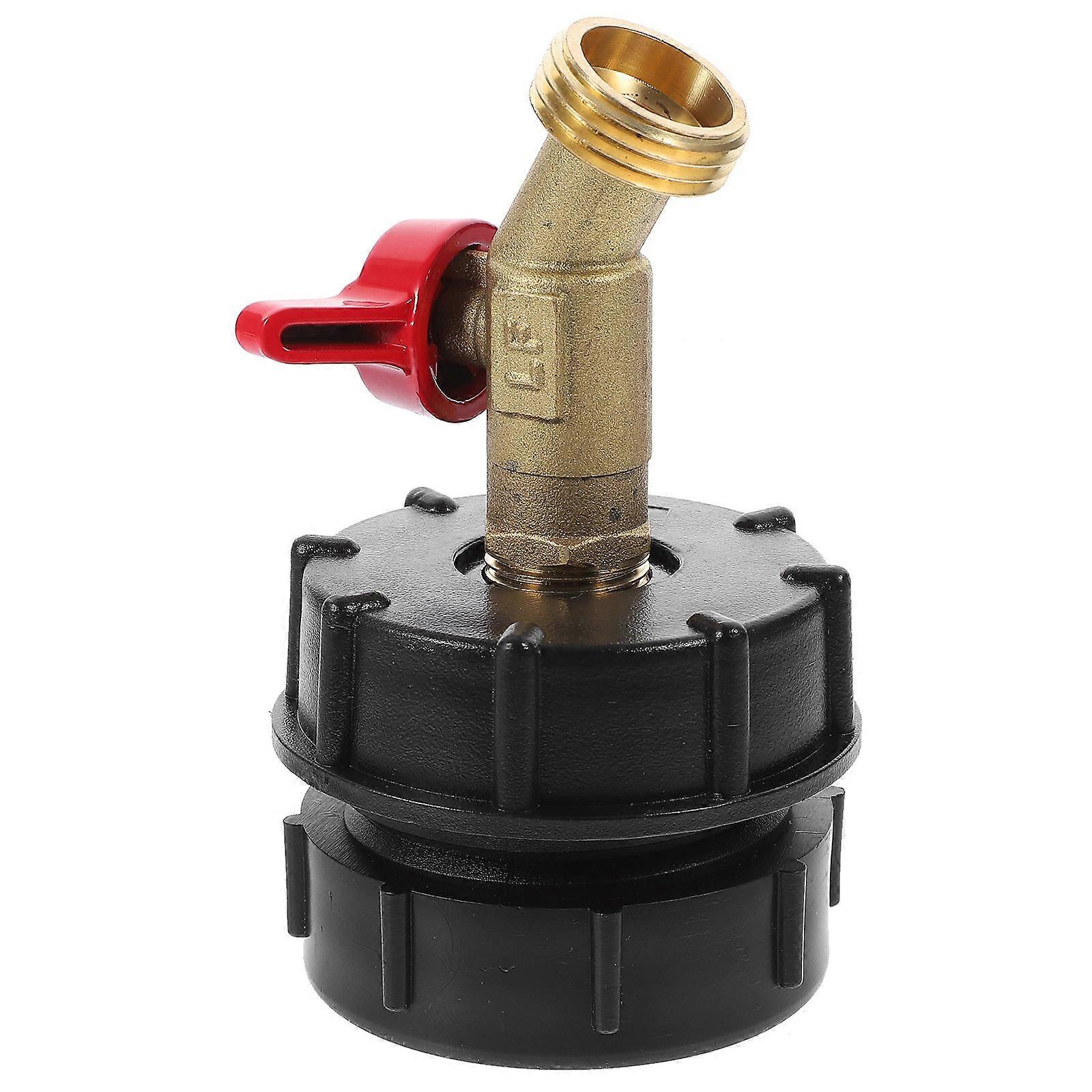 IBC Tank Tote Adapter Fittings For Homeowners And Gardeners 4.72X2.95X2.95In Faucet Operation 1Pcs