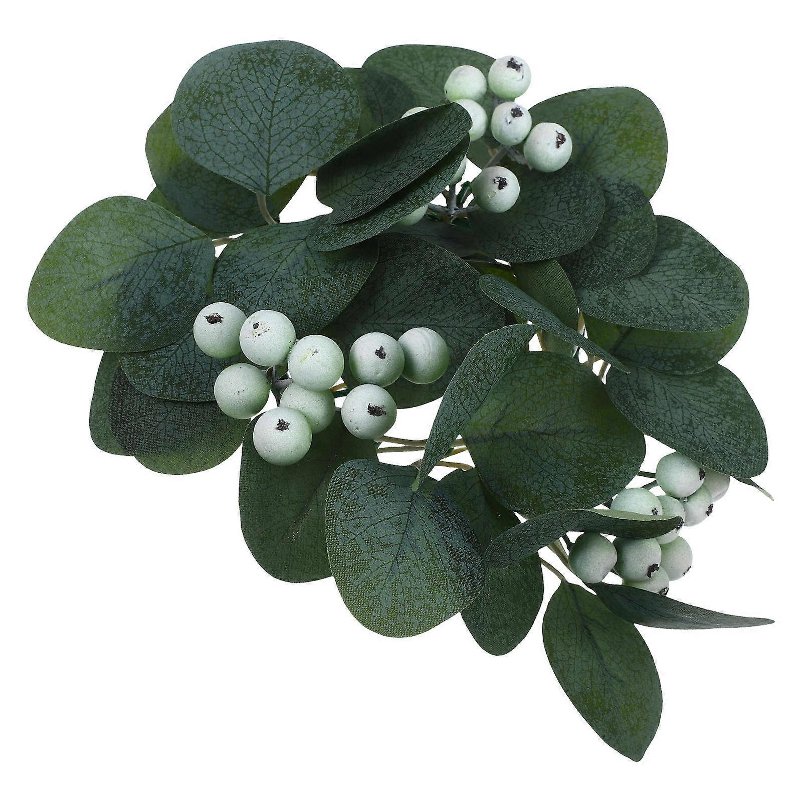 Leaf Candle Rings for Decor with Safe Lightweight Material and Unique Design 6.5 Inches