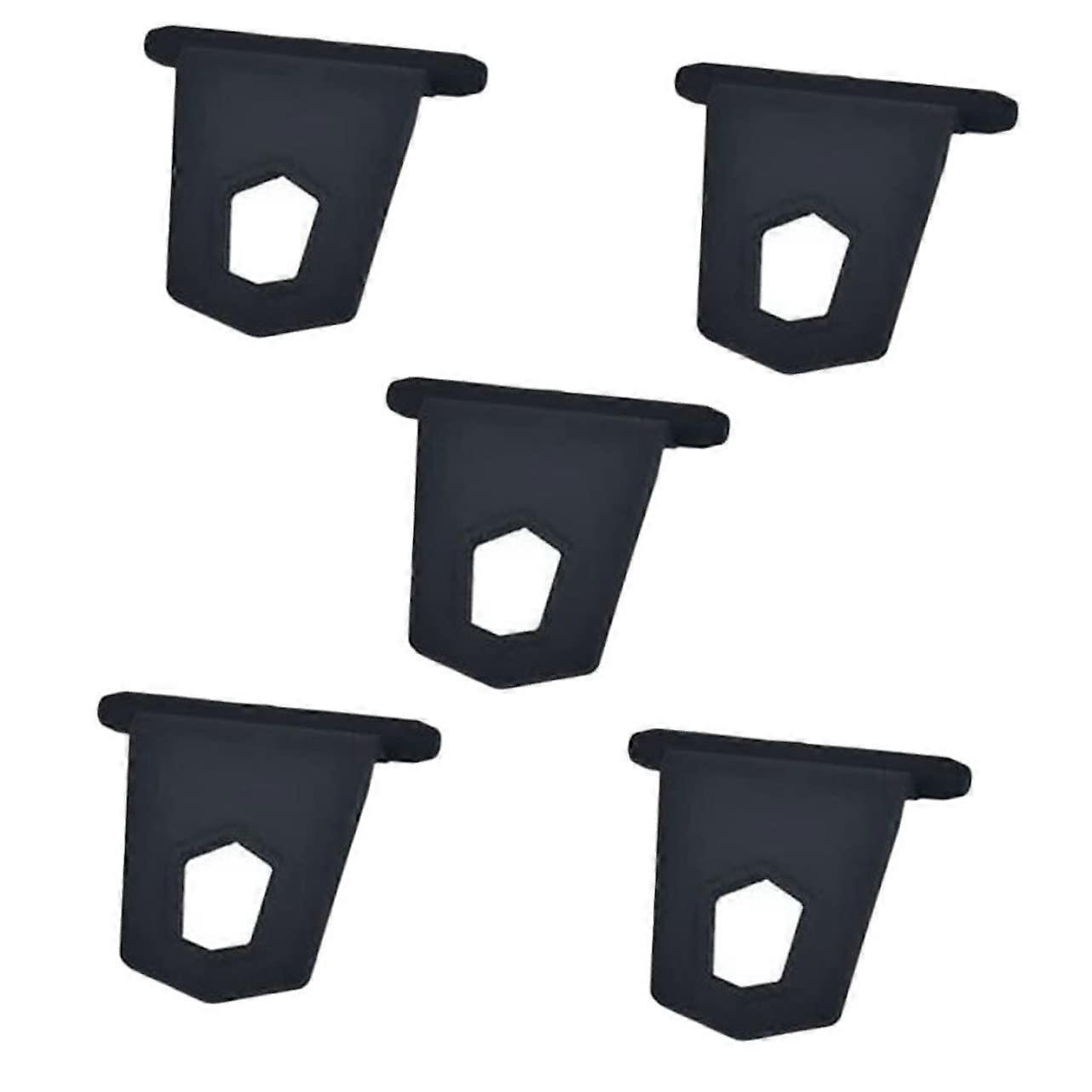 Motorhome Clothes Hooks Set of 5 - Durable Awning Hooks for Camper Accessories, Car Hangers, and Clothes Storage