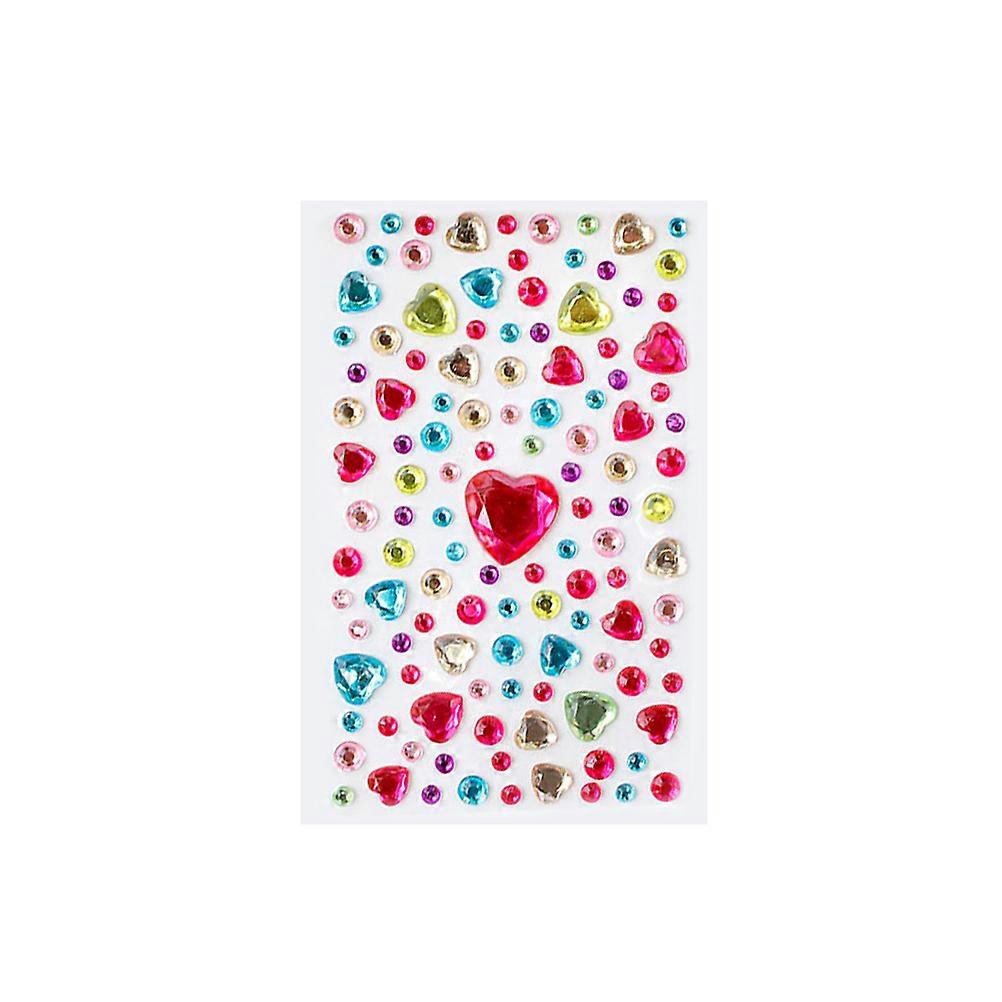 Sticker jewels, versatile for decorating items, crafting and designing aids