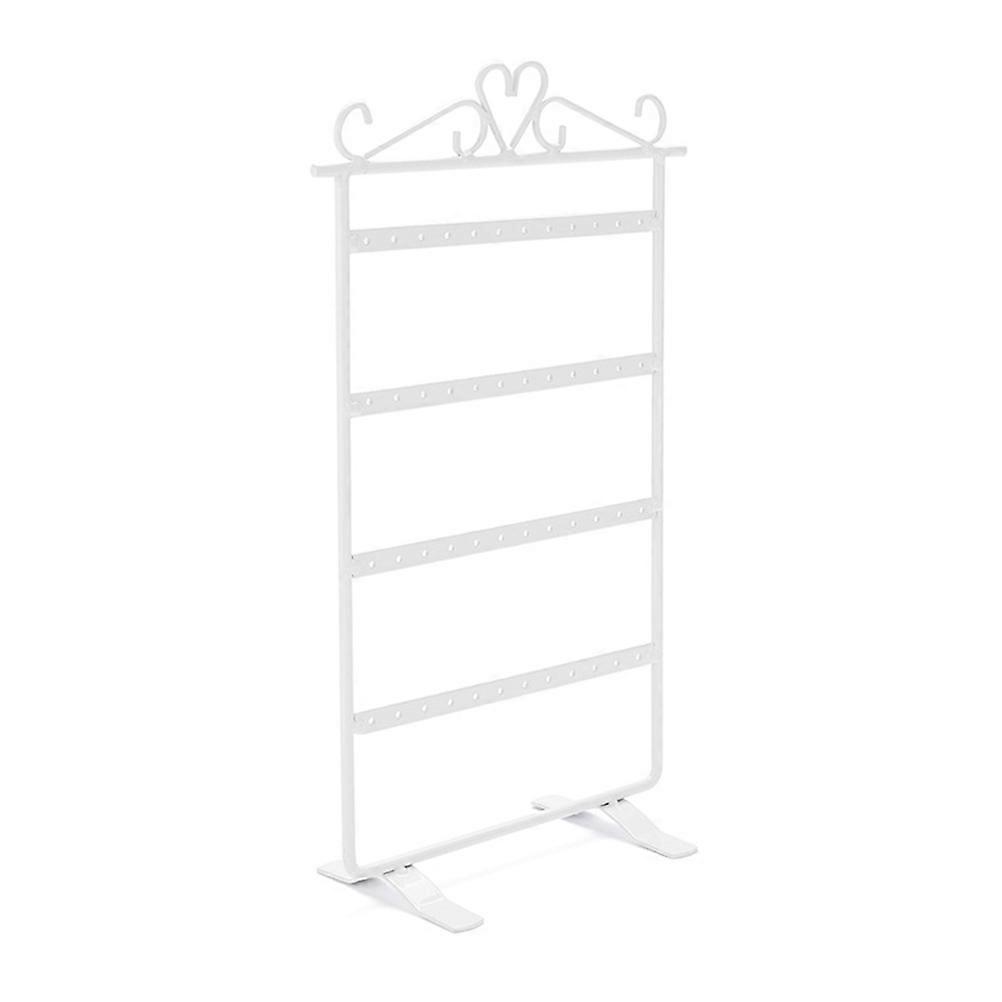 Black Iron Earring Storage Rack for Home Use Suitable for Bedside and Jewelry Display 1pc