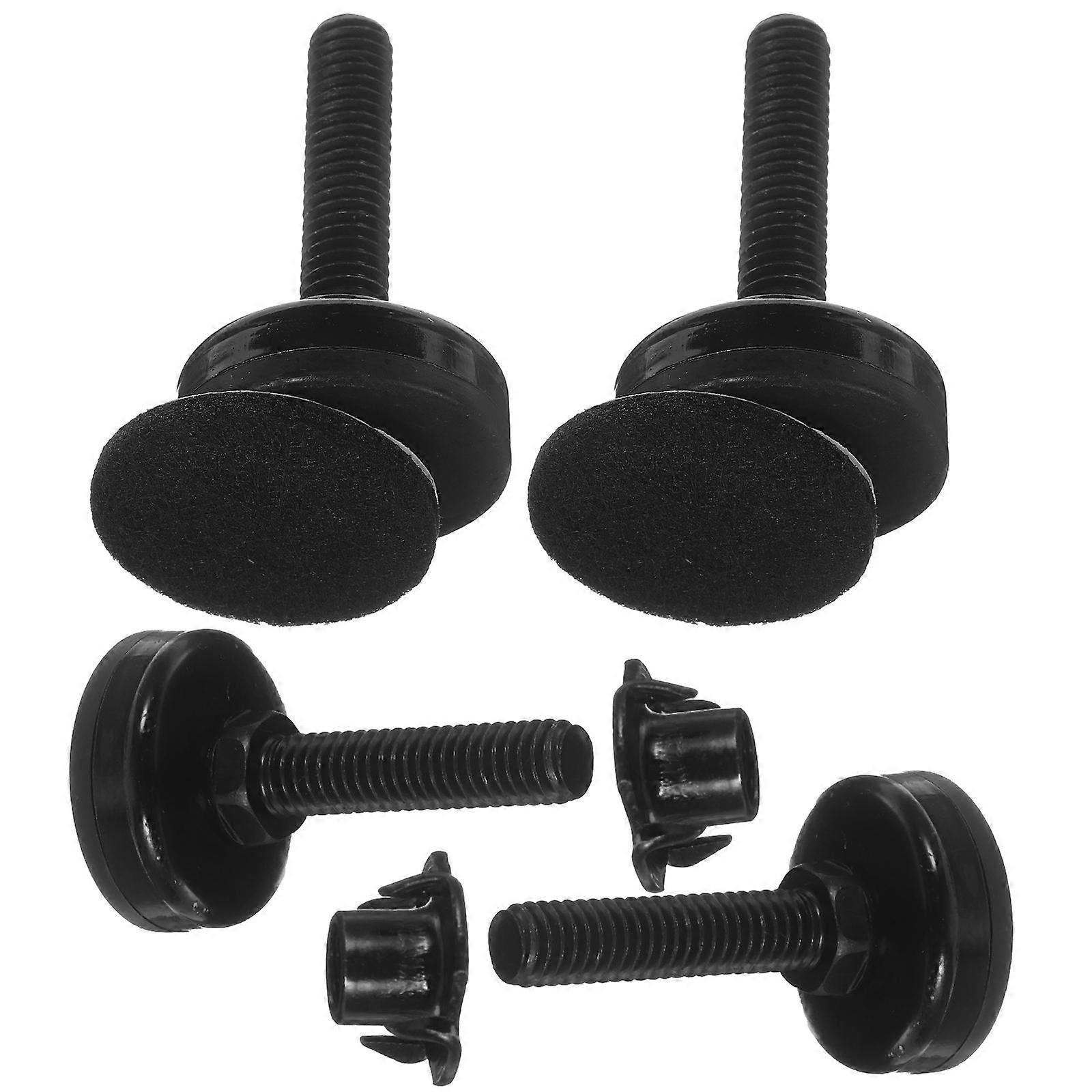 4 Sets Adjustable Leveling 3/8 Inch 16 Thread Feet Furniture Levelers with Felt Pads