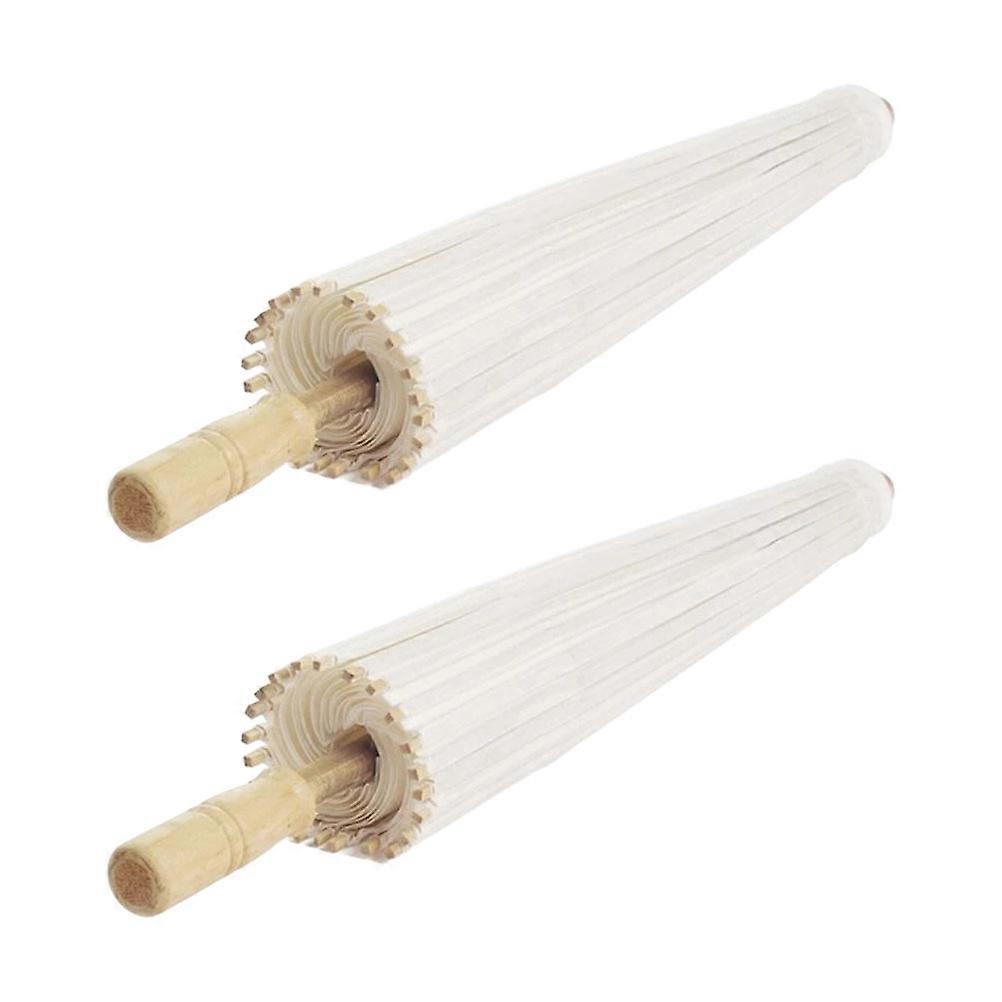Paper Parasol 2Set For Children DIY Design Multi Umbrellas Ideal For Kindergarten Activities