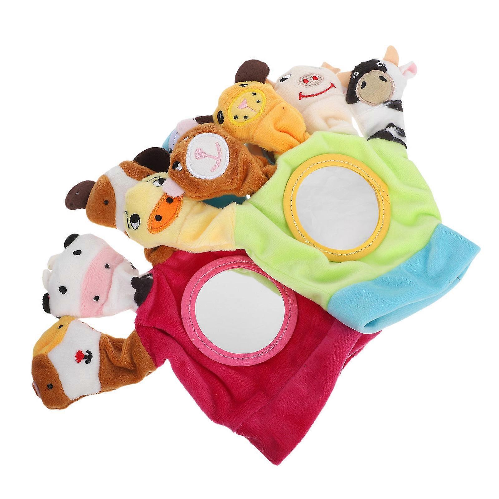 Puppet Gloves For Toddlers 2Pcs Animal Shape Hand Puppet Toys For Playtime In Assorted Color Aimed At Imagination Development