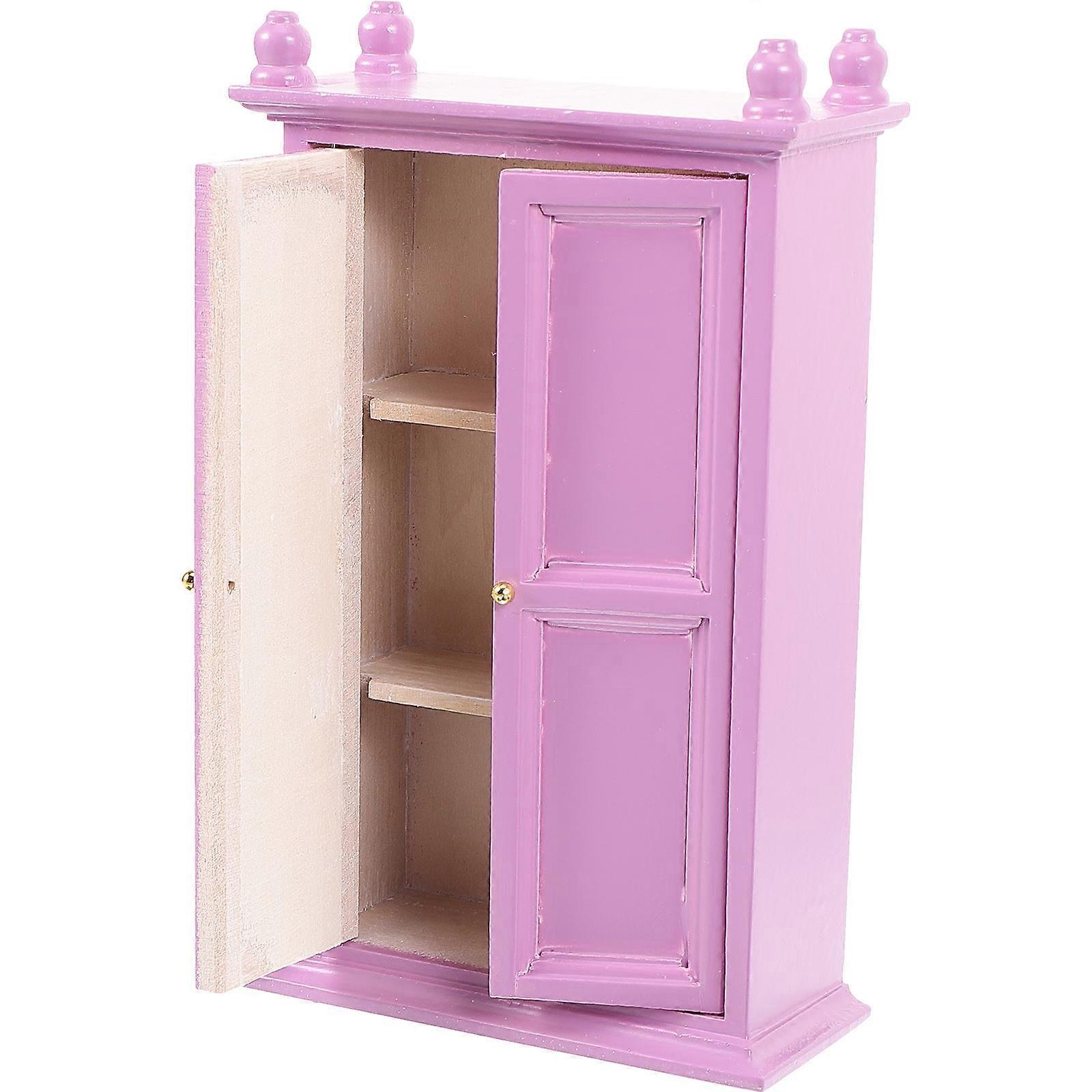 Scale House Decor Wooden Furniture Set for Realistic Dollhouse Decoration Gift