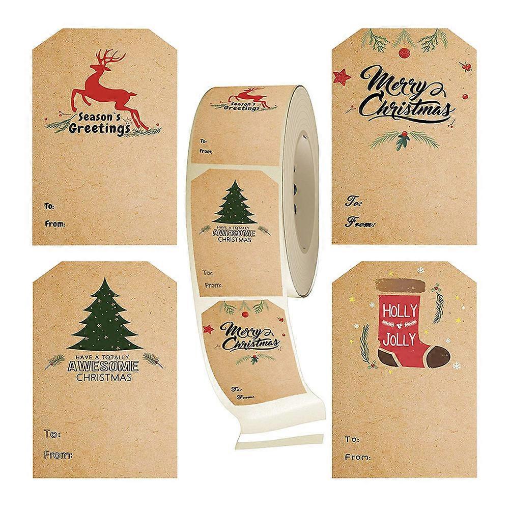 Autocollants de sceau auto-adhésifs de Noël Étiquettes de vacances festives pour l’emballage, le scrapbooking et la fabrication de cartes Facile à appliquer, designs uniques