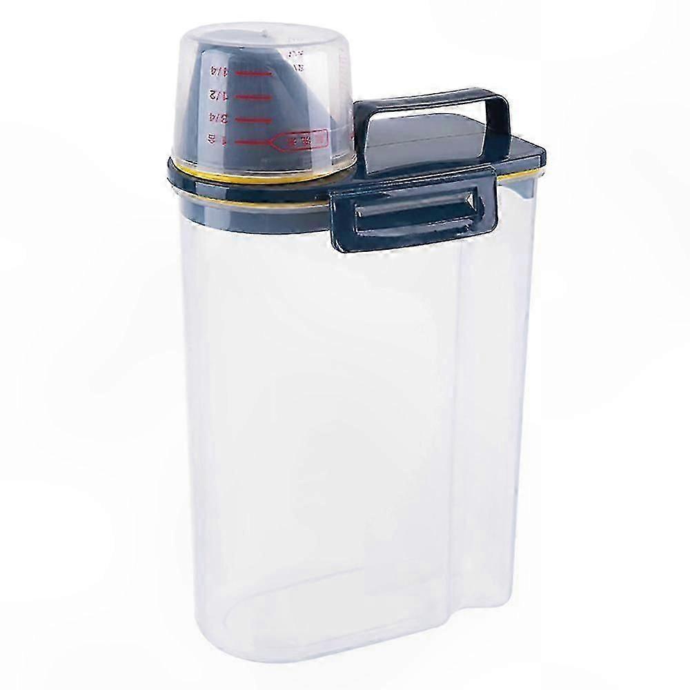 Plastic Storage Container for Rice, Grains, and Detergent Powder