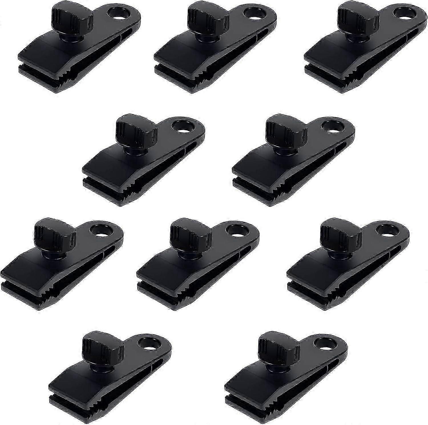 Plastik Çadır Klipsleri Çok Fonksiyonlu Güvenli Tente Klipsleri Naylon Çadır Kelepçeleri Kamp, Tente, Karavan, Bahçe Gölge Bezi için Tente Klipsleri