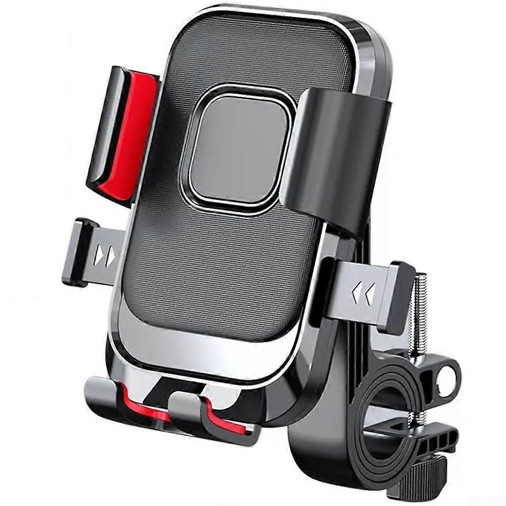 Shockproof Waterproof Motorcycle Phone Mount for All Phone Models with Easy Lock Mechanism and Durable Design
