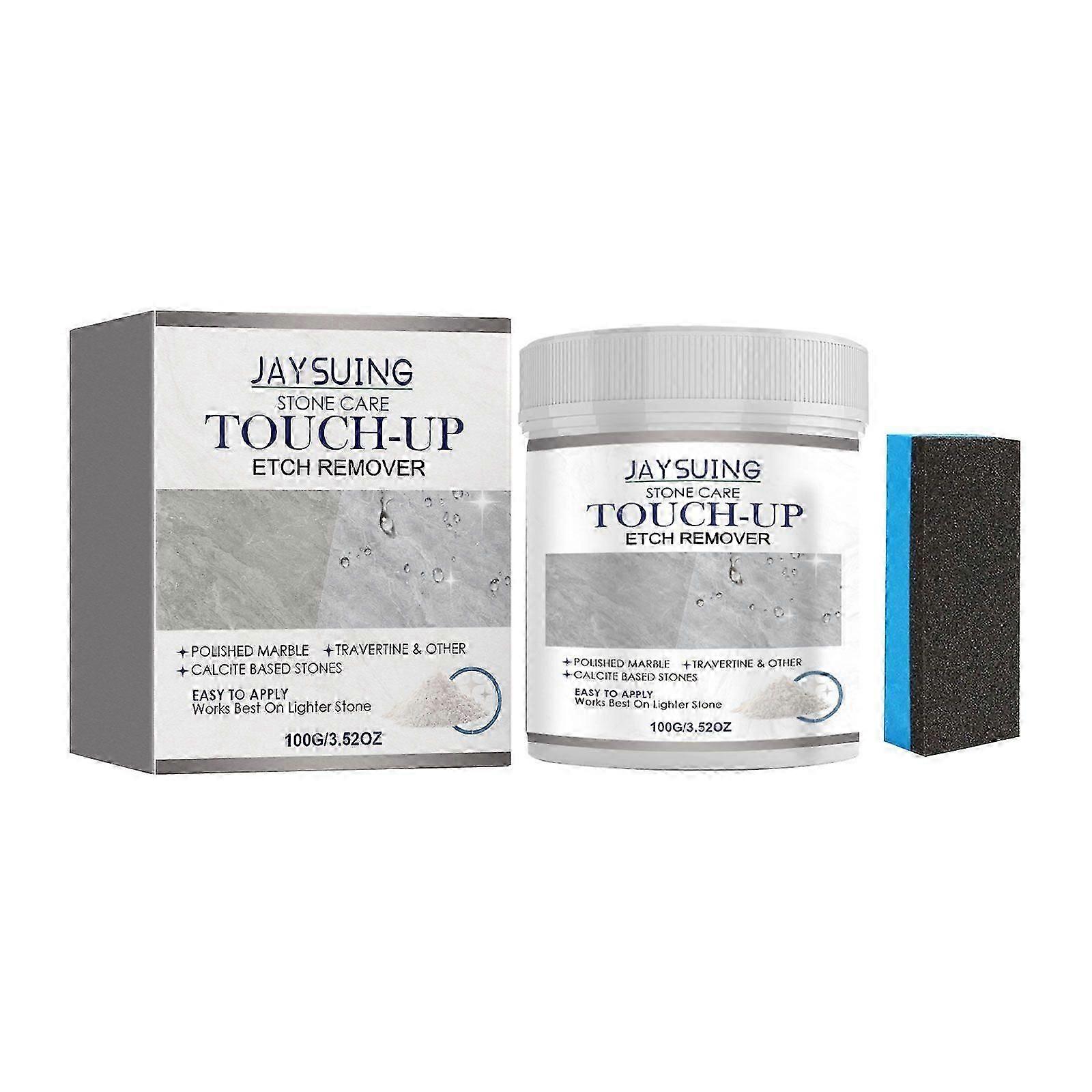 Stone Care Etch Remover - Detergente per macchie di marmo e piastrelle, polvere lucidante per macchie d'olio per uso in cucina