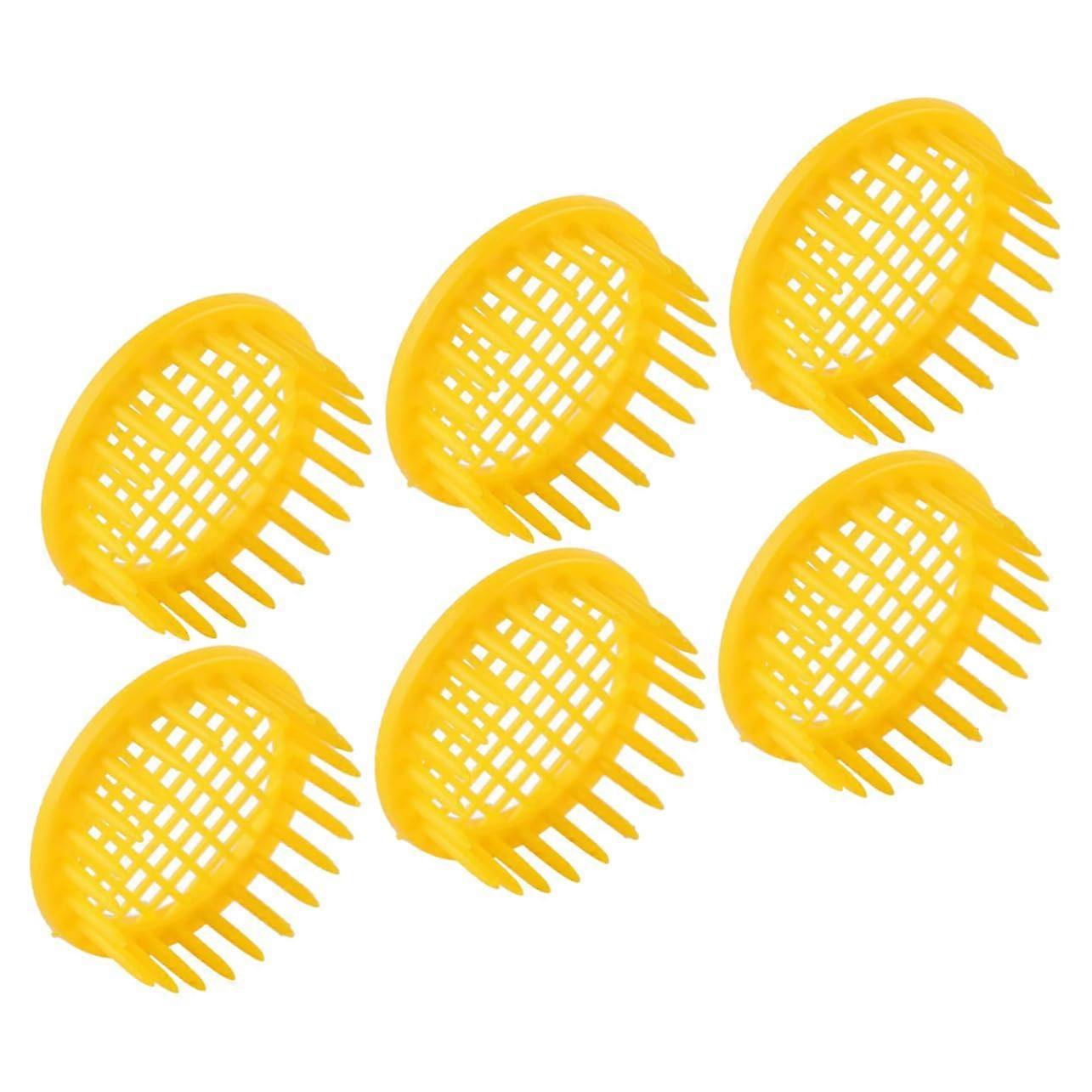 Bee Breeding Cage 6Pcs Set with Rearing Cups and Incubation Bases for Beekeeping Tools Safe Storage and Egg Laying