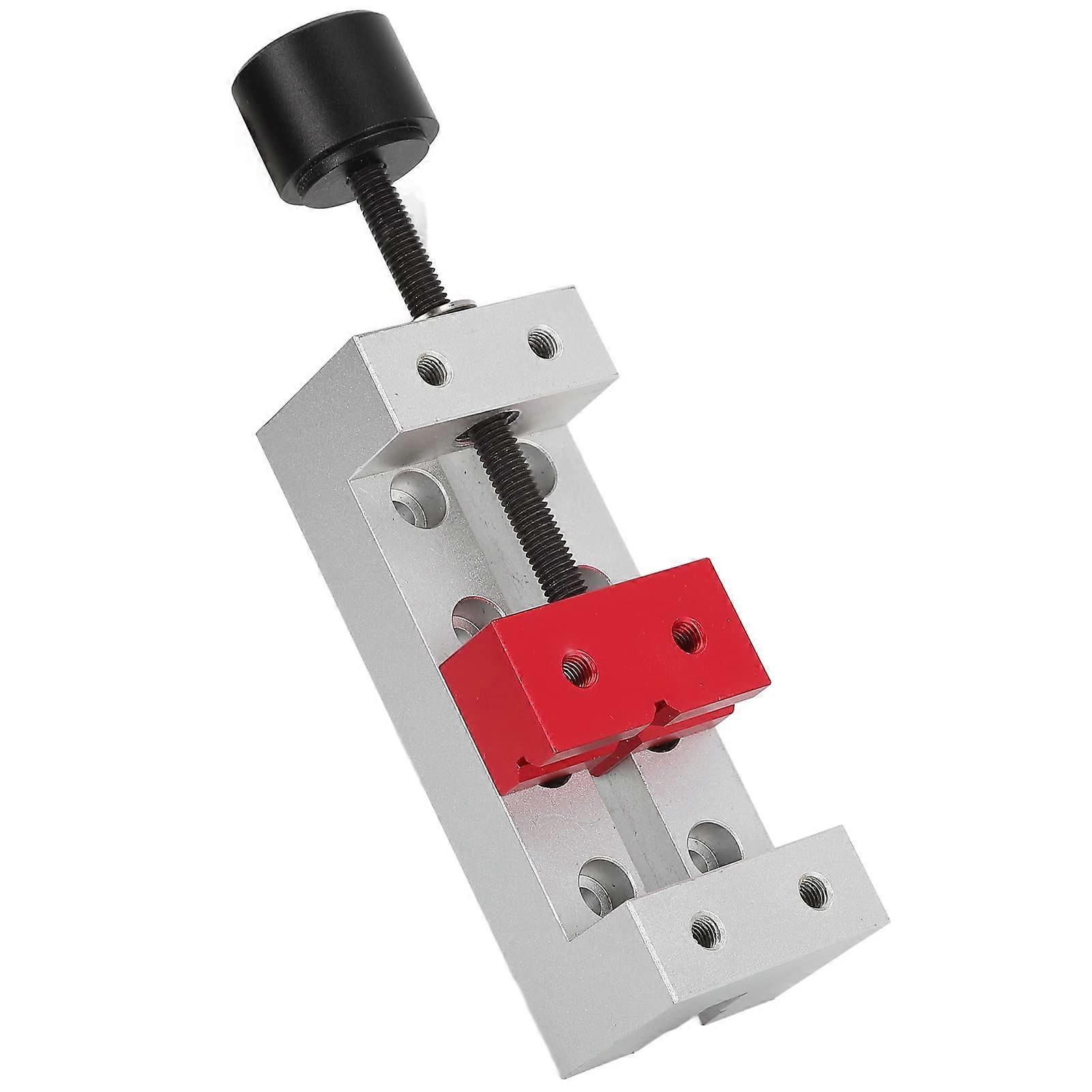 Miniature Bench Vise, Small Clamping Vise, Aluminum Alloy Woodworking Tool for Mini CNC Routers, Compact Design