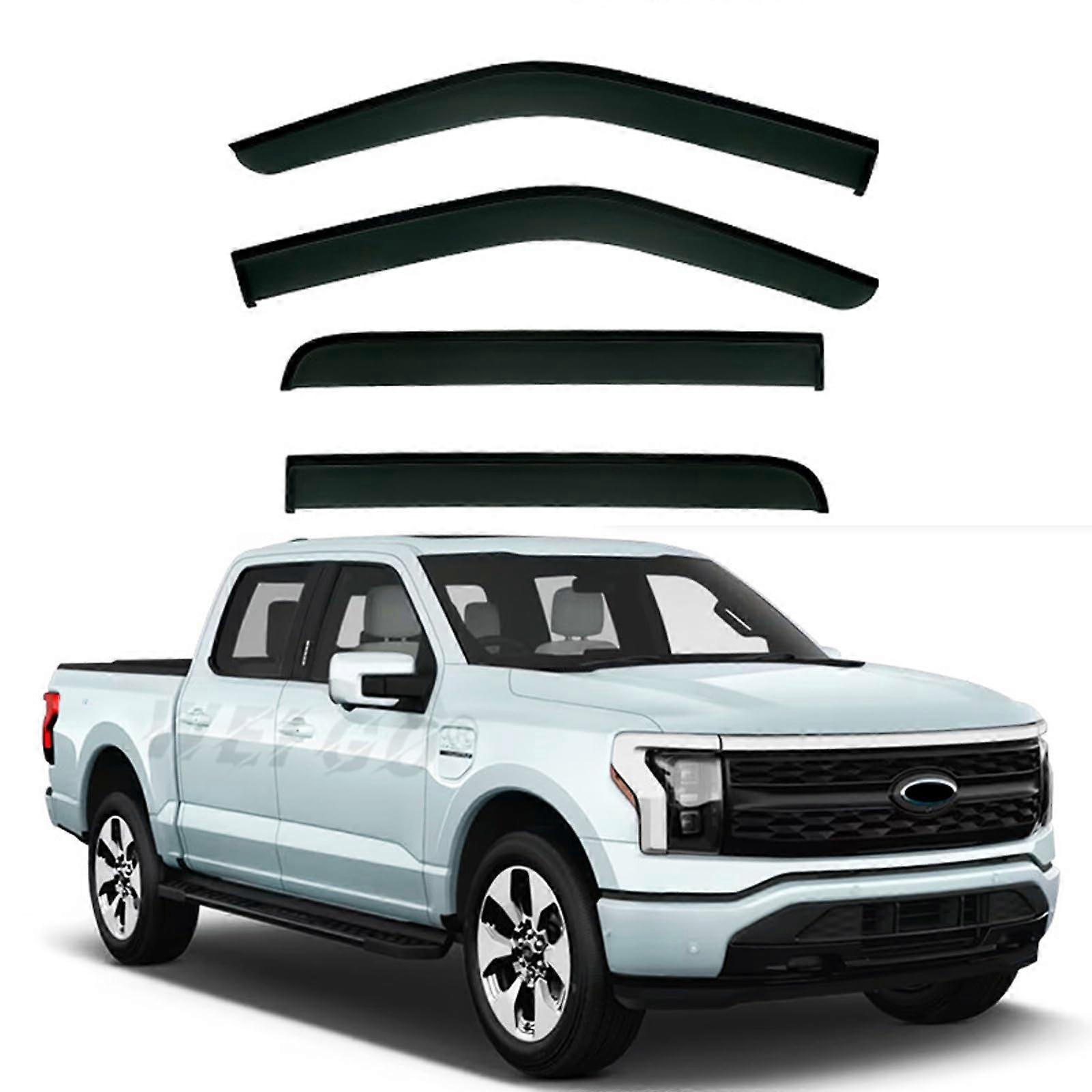 Ford F150 MK14-P702 2022-2025 Window Rain Guard Deflector, Durable Waterproof Auto Accessory, Side Visor Shield