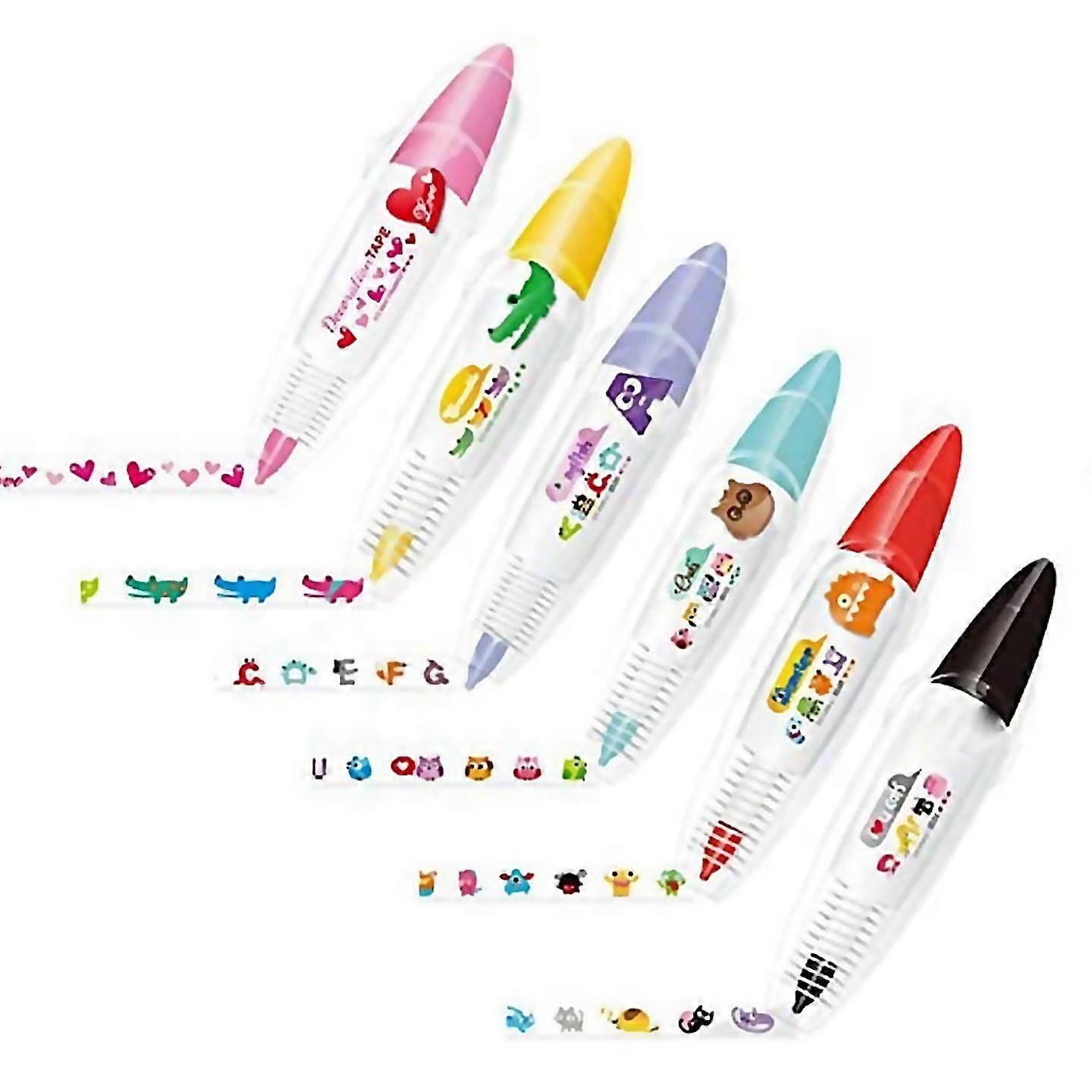 For 6pcs diy cute animals type decorative