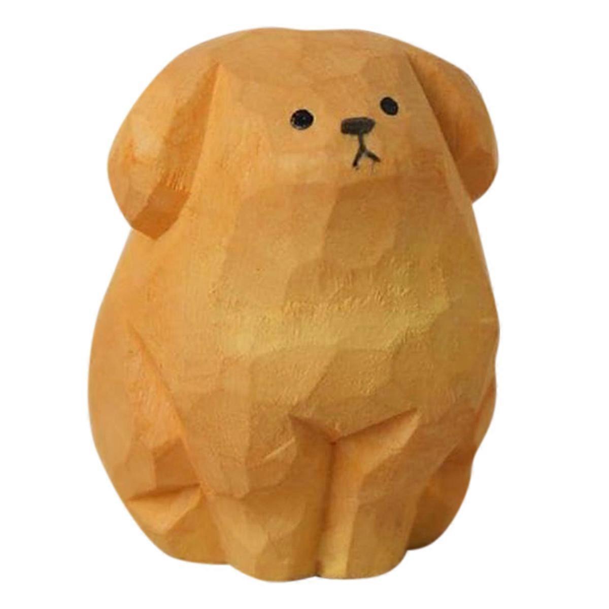 Hand-Carved Wood Golden Retriever Golden Retriever