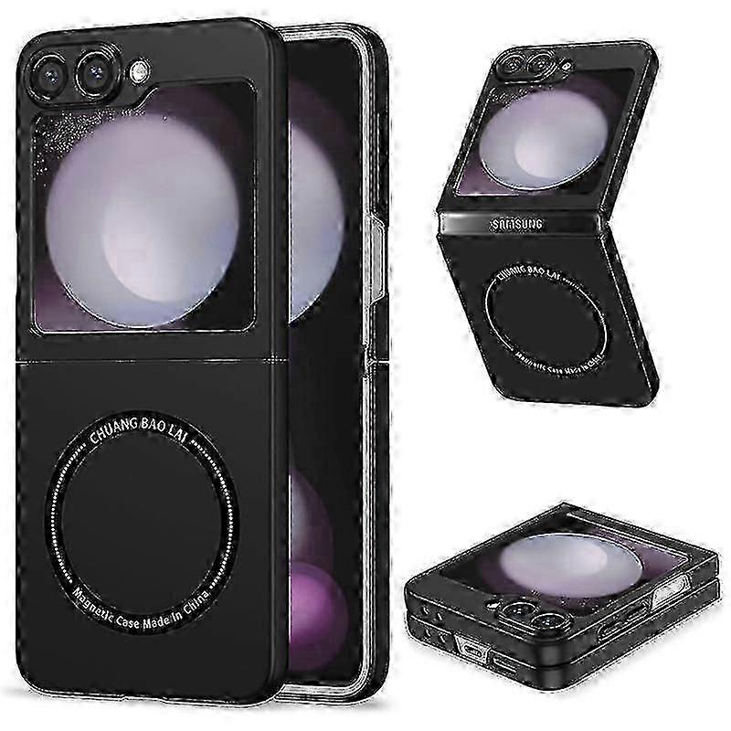 Built-in Magnet Circle Cover Magsafe Silicone Shockproof Case for Samsung Galaxy Z Flip 6