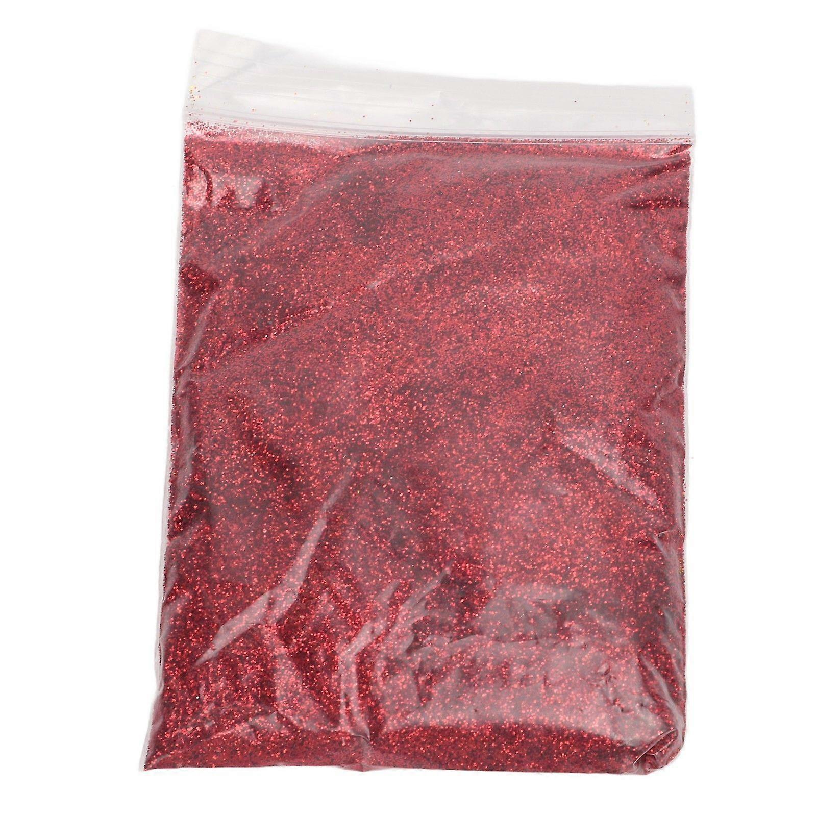 Extra Fine Glitter 50g Shiny Sparkles Gorgeous Eye Catching Widely Used Easy Removal Craft Glitter for Nail Card FaceRed