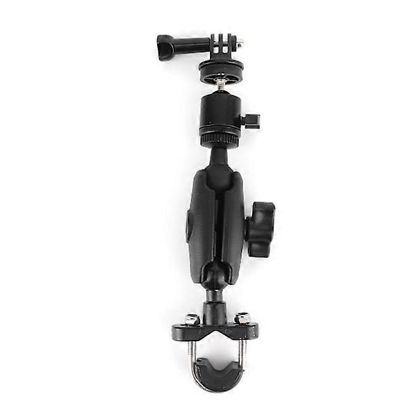 Motorcycle Action Camera Mount Aluminum Alloy 360° Adjustable Recorder Mount Tripod for GoPro Handlebar Mount