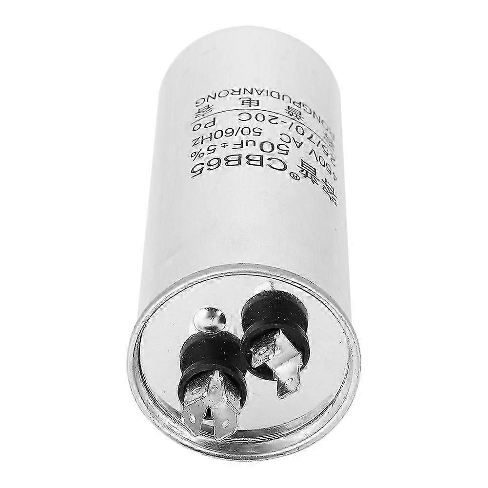 CBB65 450V 50UF مكثف بدء المحرك مكثف كهربائيا متجانس القطب لتكييف الهواء