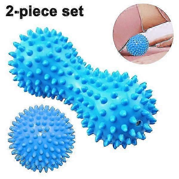 Massage Ball Set: Bran and Hedgehog Balls with Knobs, Trigger Point