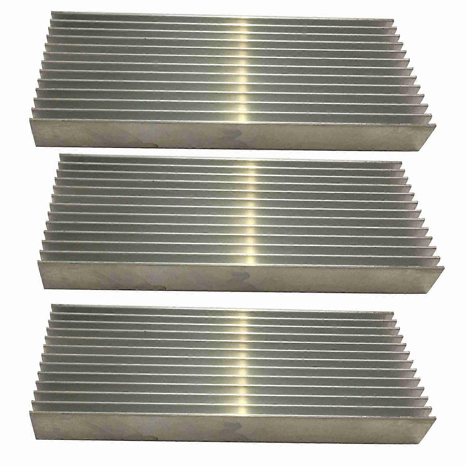 3 Pcs Aluminium Power Amplifier Heatsink Heat Sink 100X40X11mm