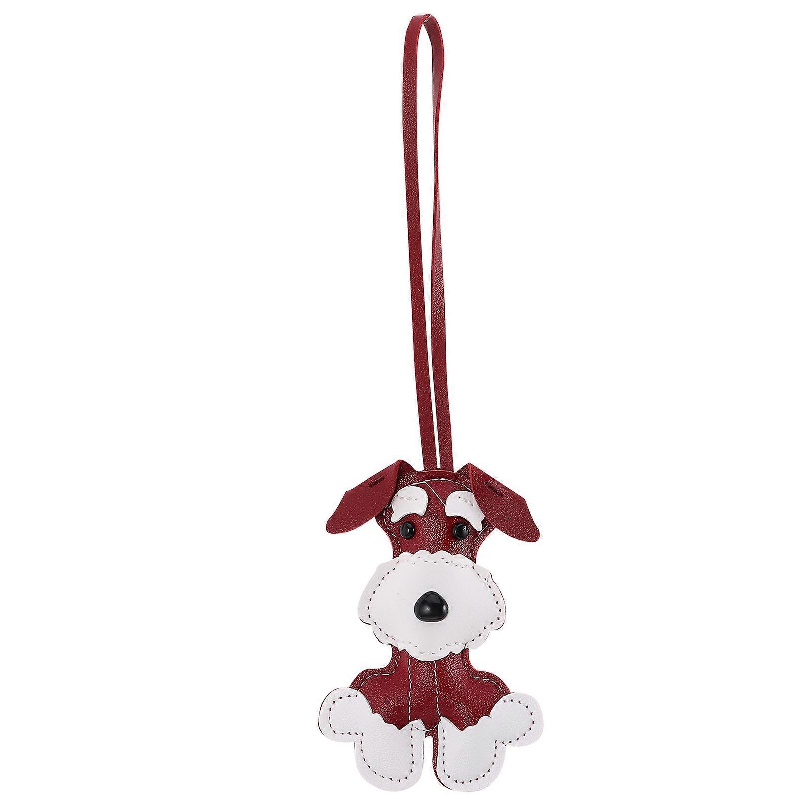 Dog Purse Charm, Cute Cartoon Design for Daily Use, Durable Keychain Accessory